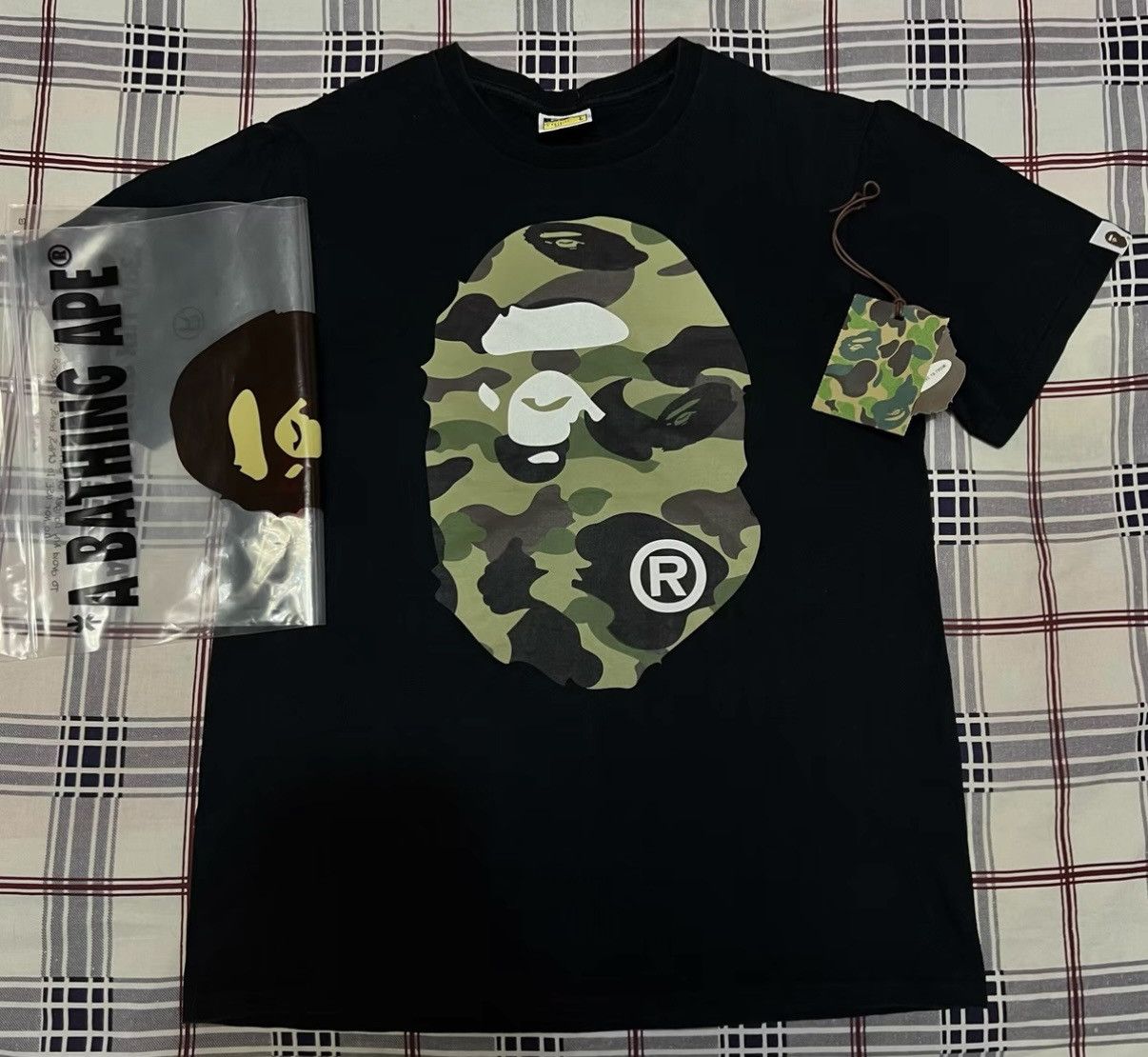 Bape BAPE® OG NIGO ERA GREEN CAMO T-SHIRT Size US L / EU 52-54 / 3 - 1 Thumbnail