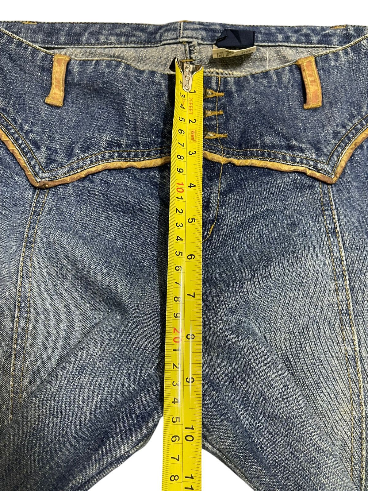 Hysteric Glamour Vintage Japanese Brand Blue Bleached Style Baggy Jeans Size 28" / US 6 / IT 42 - 13 Thumbnail
