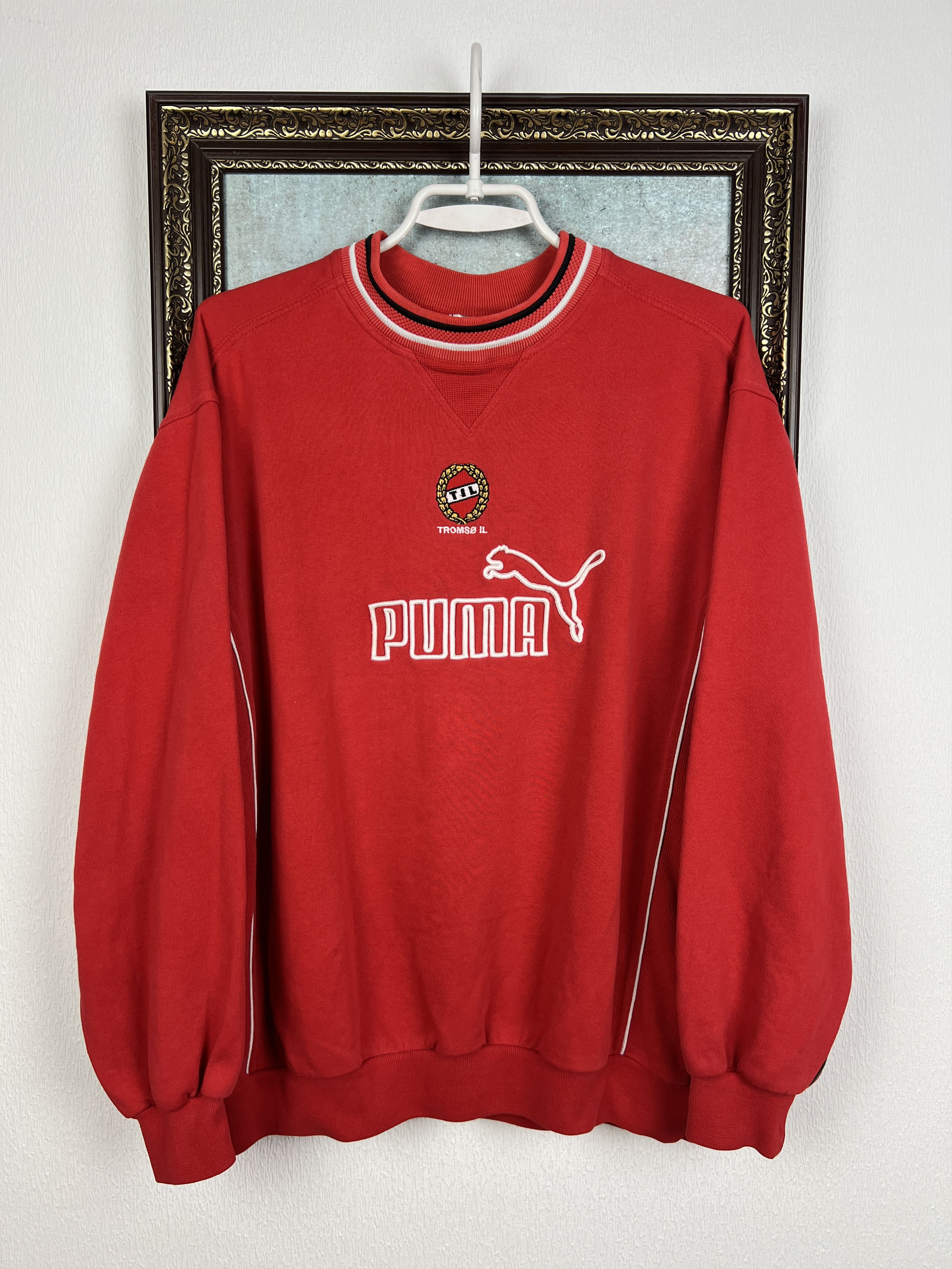 Puma Vintage 90's Tromso TIL Football Sweatshirt Soccer Track Top Size US S / EU 44-46 / 1 - 1 Thumbnail