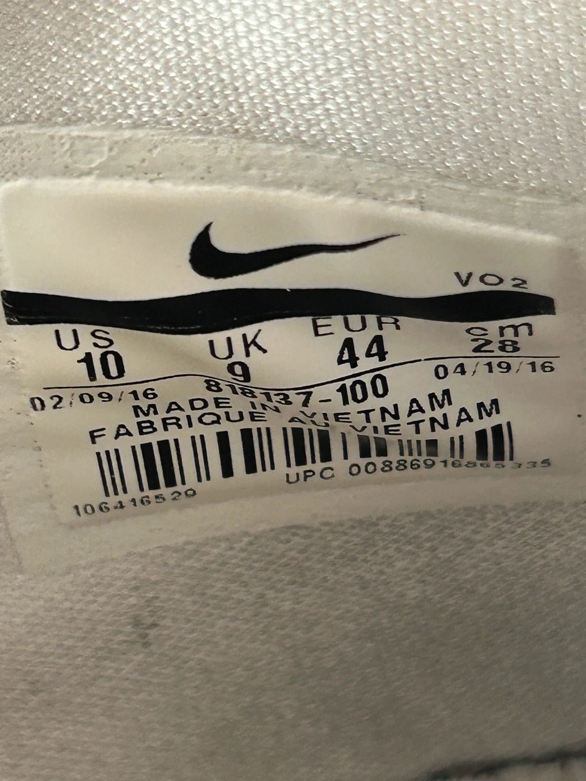 Nike Nike Hyperdunk Lux White Gold Gum white basketball boots Size US 10 / EU 43 - 8 Thumbnail