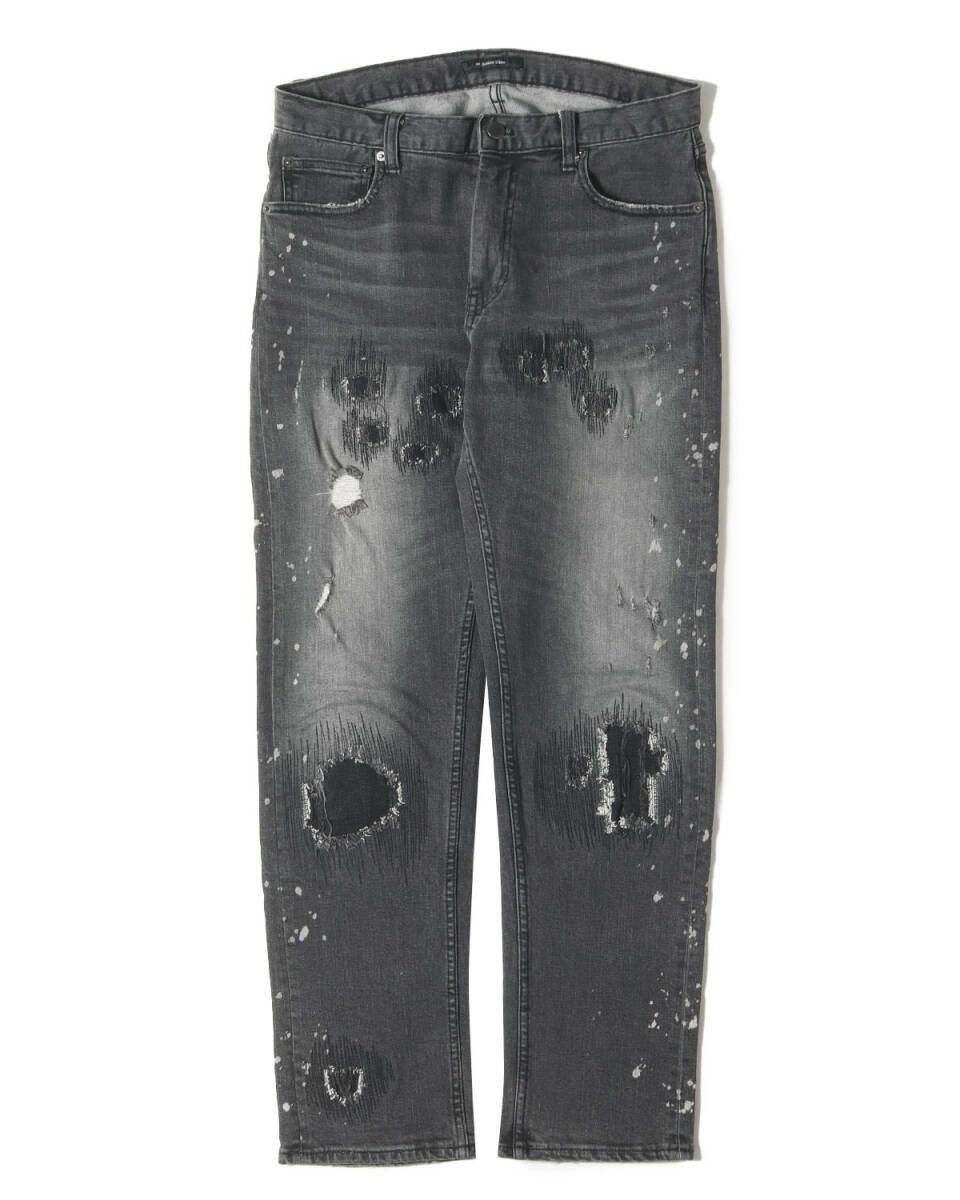 パンツ 00s NUMBER (N)INE damaged skinny jeans 31122E80-83CC-482E-9F0C-