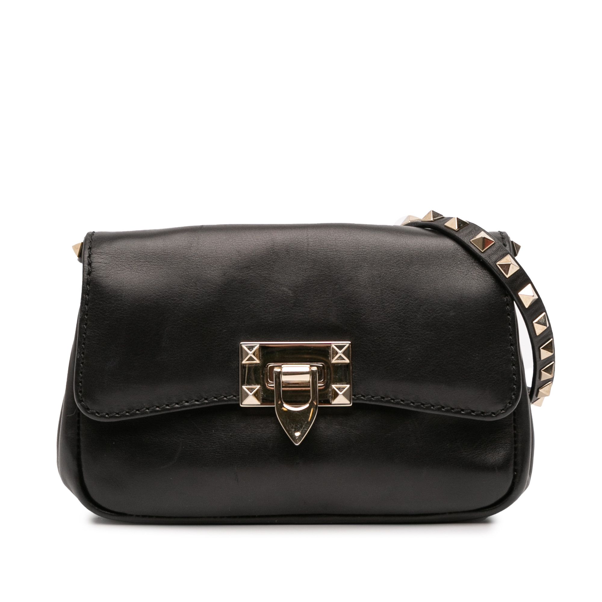 Valentino Valentino Small Leather Rockstud Crossbody Size ONE SIZE - 1 Thumbnail