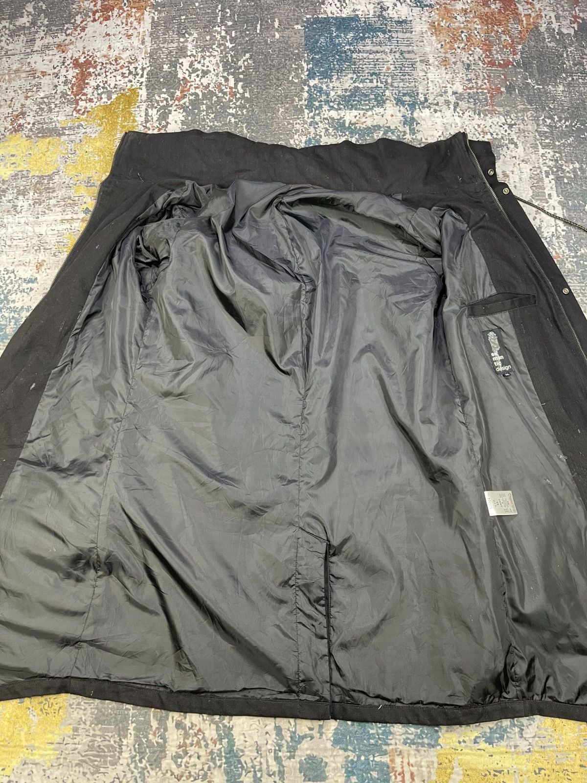 semanticdesign Semantic Design Bono Leather Tagged Toggle Long Jacket Size US M / EU 48-50 / 2 - 9 Thumbnail