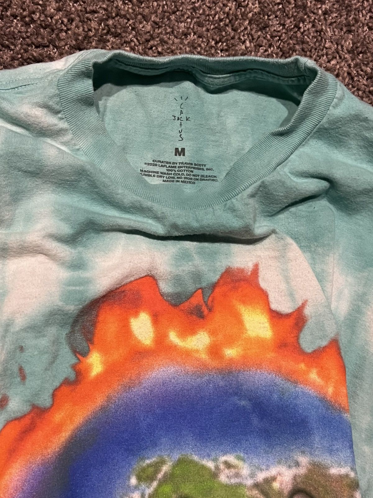 Travis Scott Travis Scott Fortnite World Tie Dye T Shirt Size US M / EU 48-50 / 2 - 3 Thumbnail