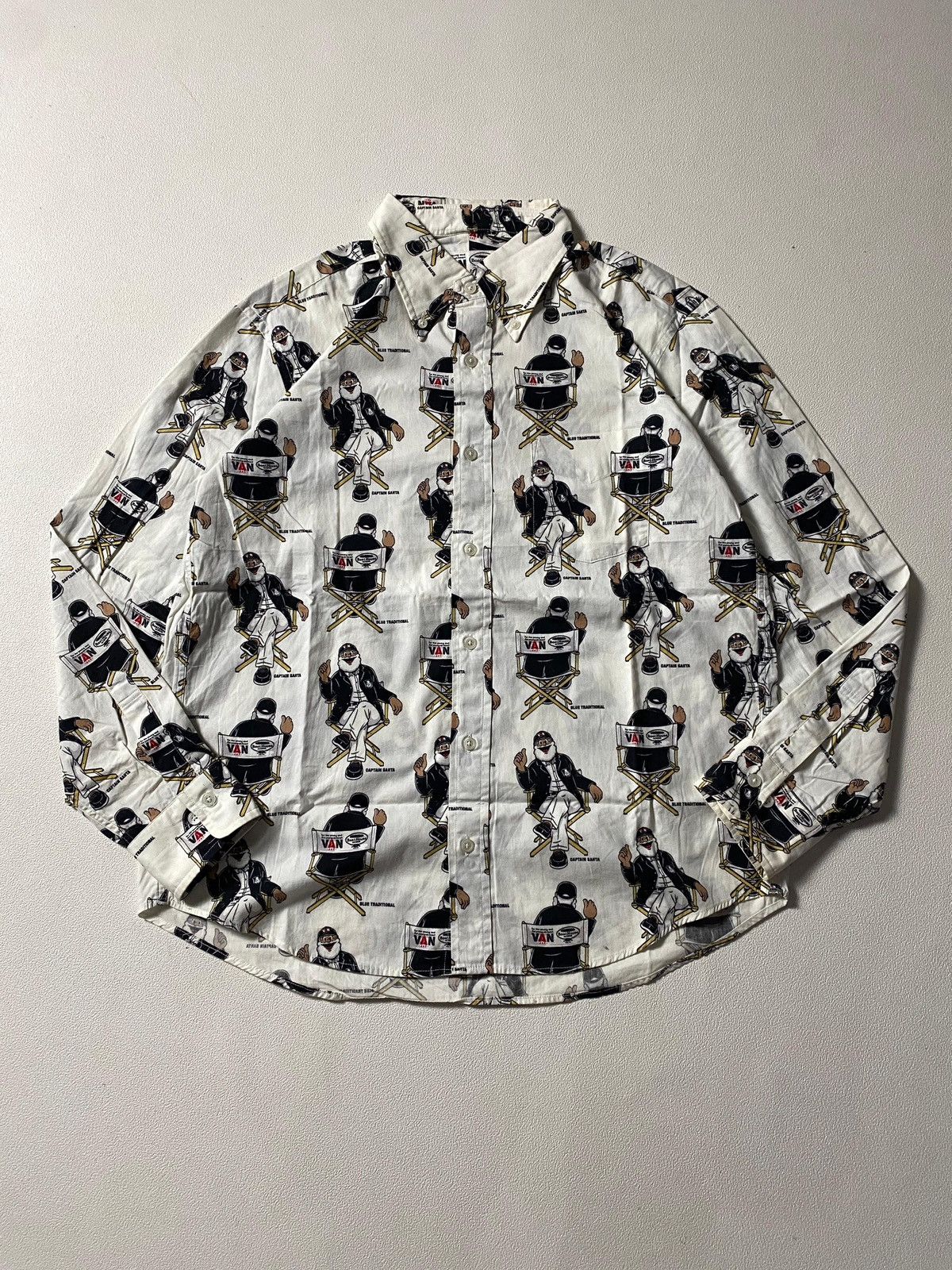 Japanese Brand VAN JACxBoat House shirt full print japan Size US M / EU 48-50 / 2 - 1 Thumbnail