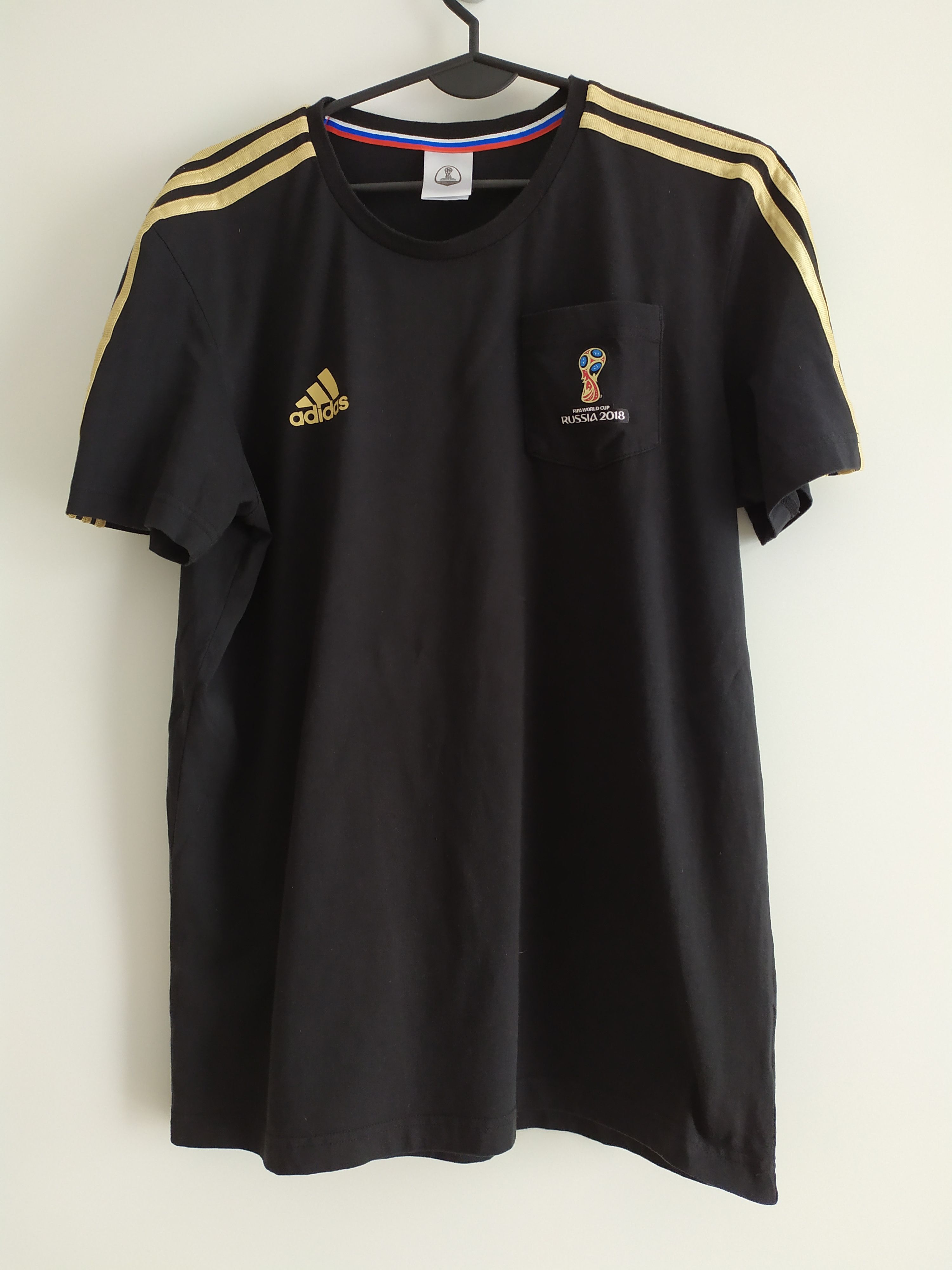 Adidas Black Cotton T shirt size L Adidas FIFA World Cup 2018 Men s Grailed