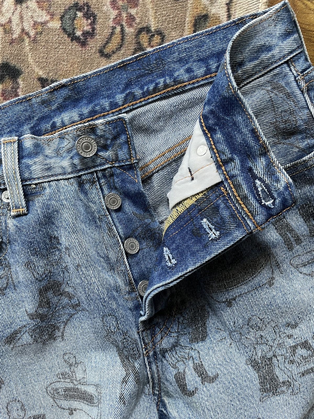 Levi's × Levi's Vintage Clothing Levis Bathtub Cartoon Trucker Denim 501 Big E Size US 29 - 11 Thumbnail