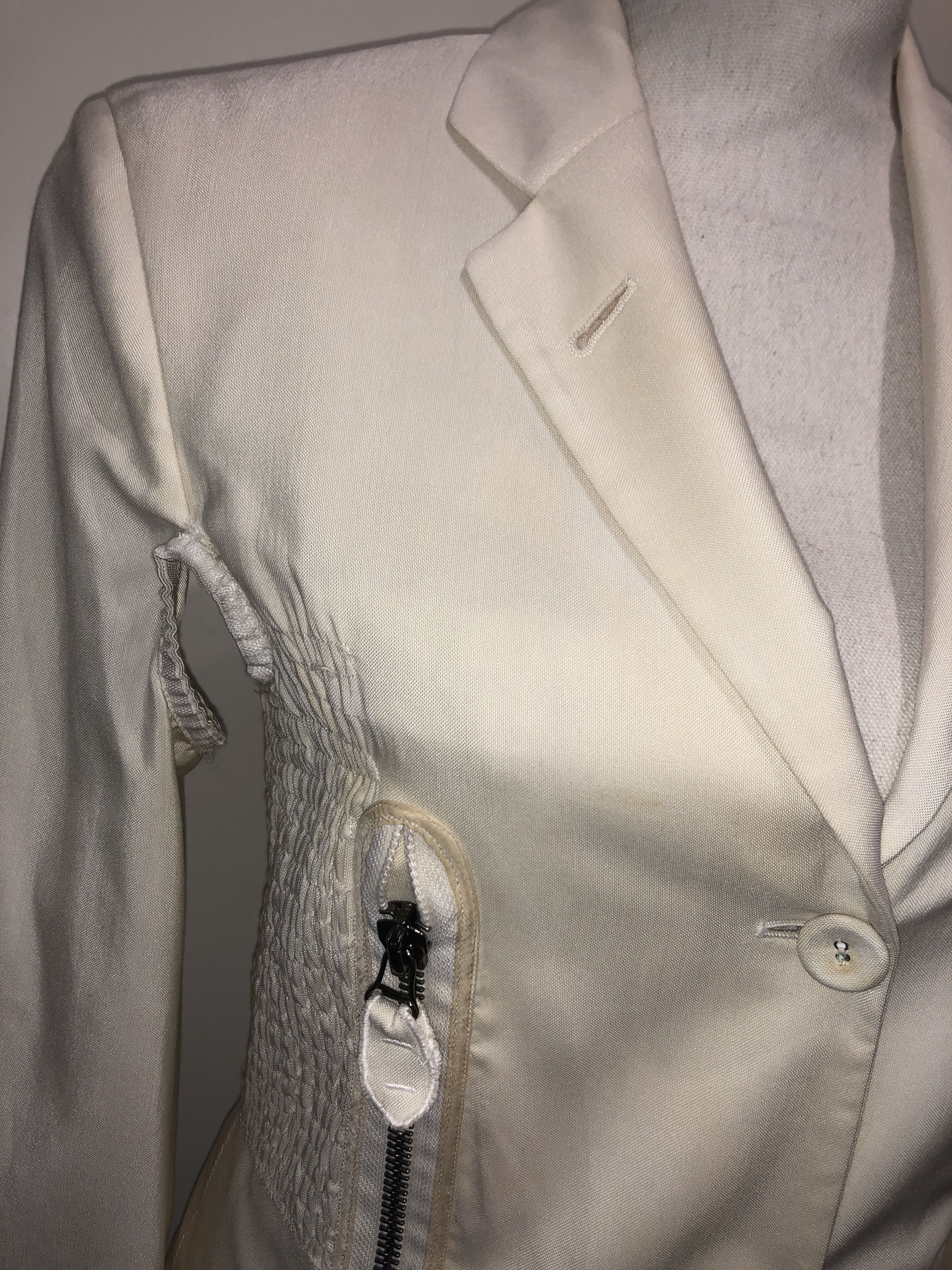 Jean Paul Gaultier Zipped Embellished Cut Out 1989 Jacket Size M / US 6-8 / IT 42-44 - 2 Thumbnail
