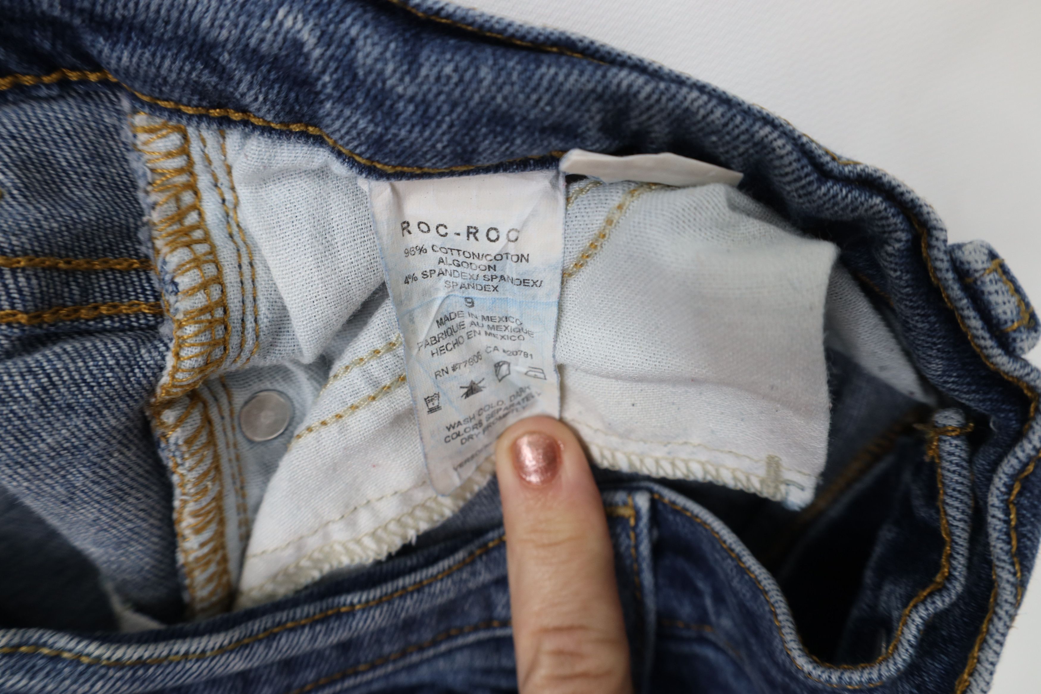 Tommy Hilfiger Vintage Y2K 2002 Tommy Hilfiger Hipster Flared Denim Jeans Size 30" / US 8 / IT 44 - 8 Thumbnail