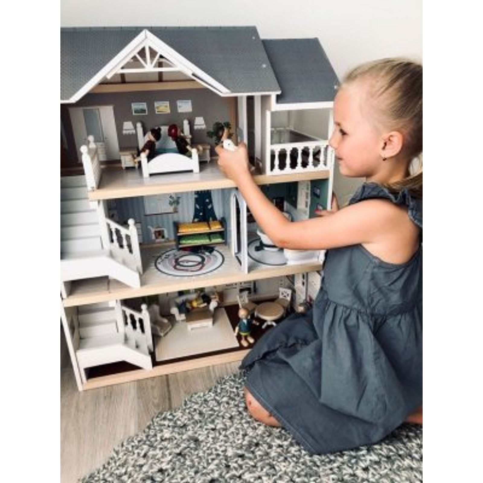 Other Wooden Toys Urban Villa Doll House Playset Collection Size ONE SIZE - 1 Thumbnail