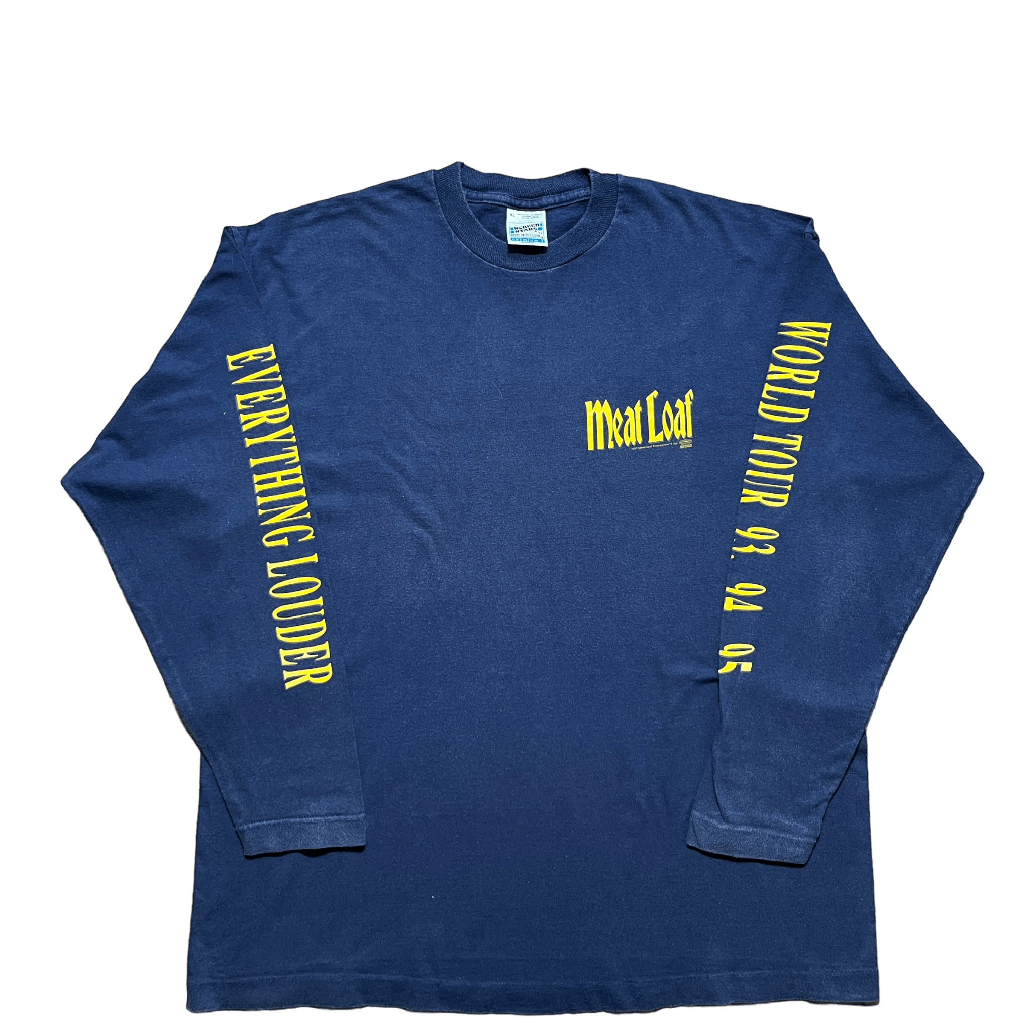 Vintage VINTAGE 1994 MEAT LOAF "EVERYTHING LOUDER WORLD TOUR" - XL Size US XL / EU 56 / 4 - 1 Thumbnail