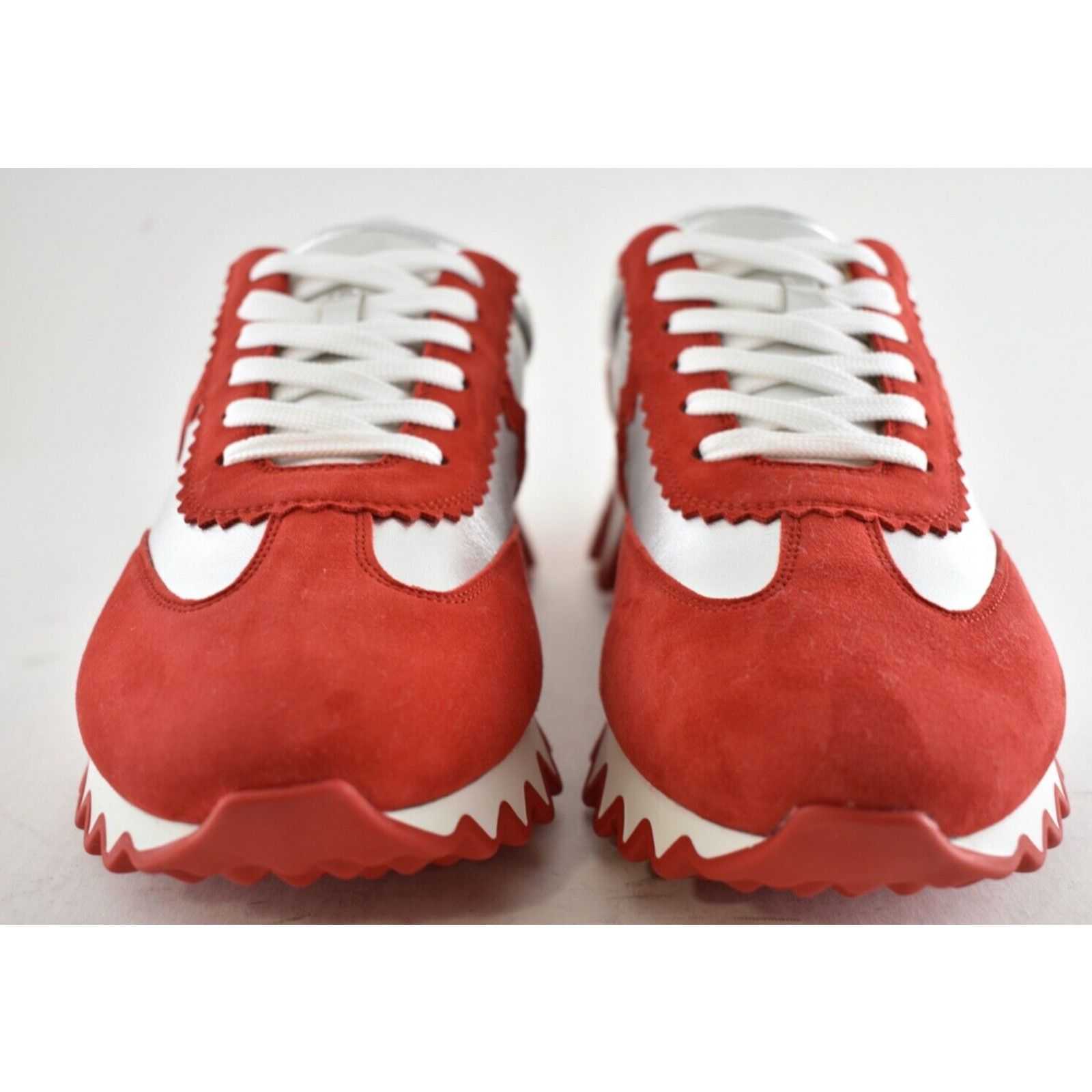Christian Louboutin Christian Louboutin Mens Loubishark Flat Red Silver Platform Size US 13 / EU 46 - 5 Thumbnail