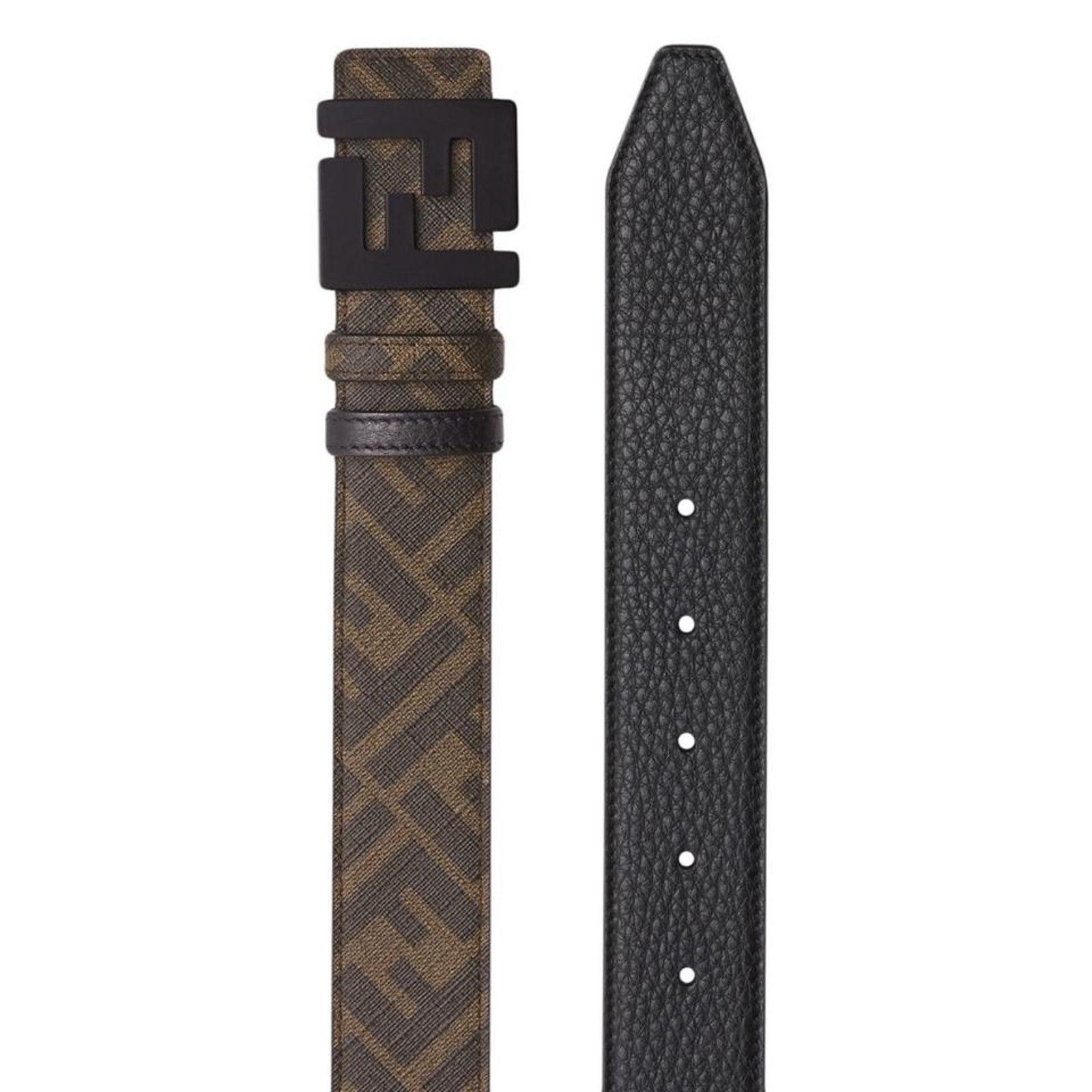 Fendi FF logo motif reversible belt size 90 Size ONE SIZE - 3 Thumbnail