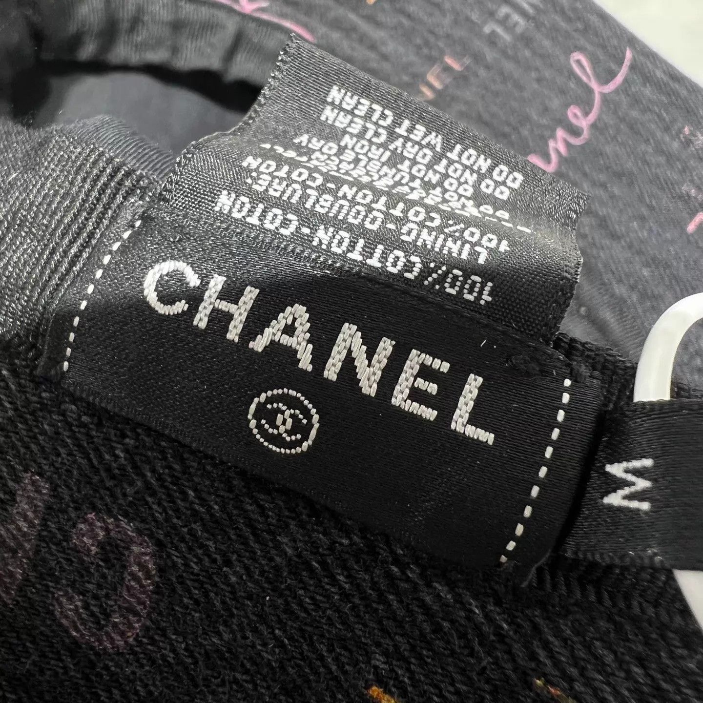 Chanel CHANEL all over print distressed fisherman hat M Size ONE SIZE - 4 Thumbnail