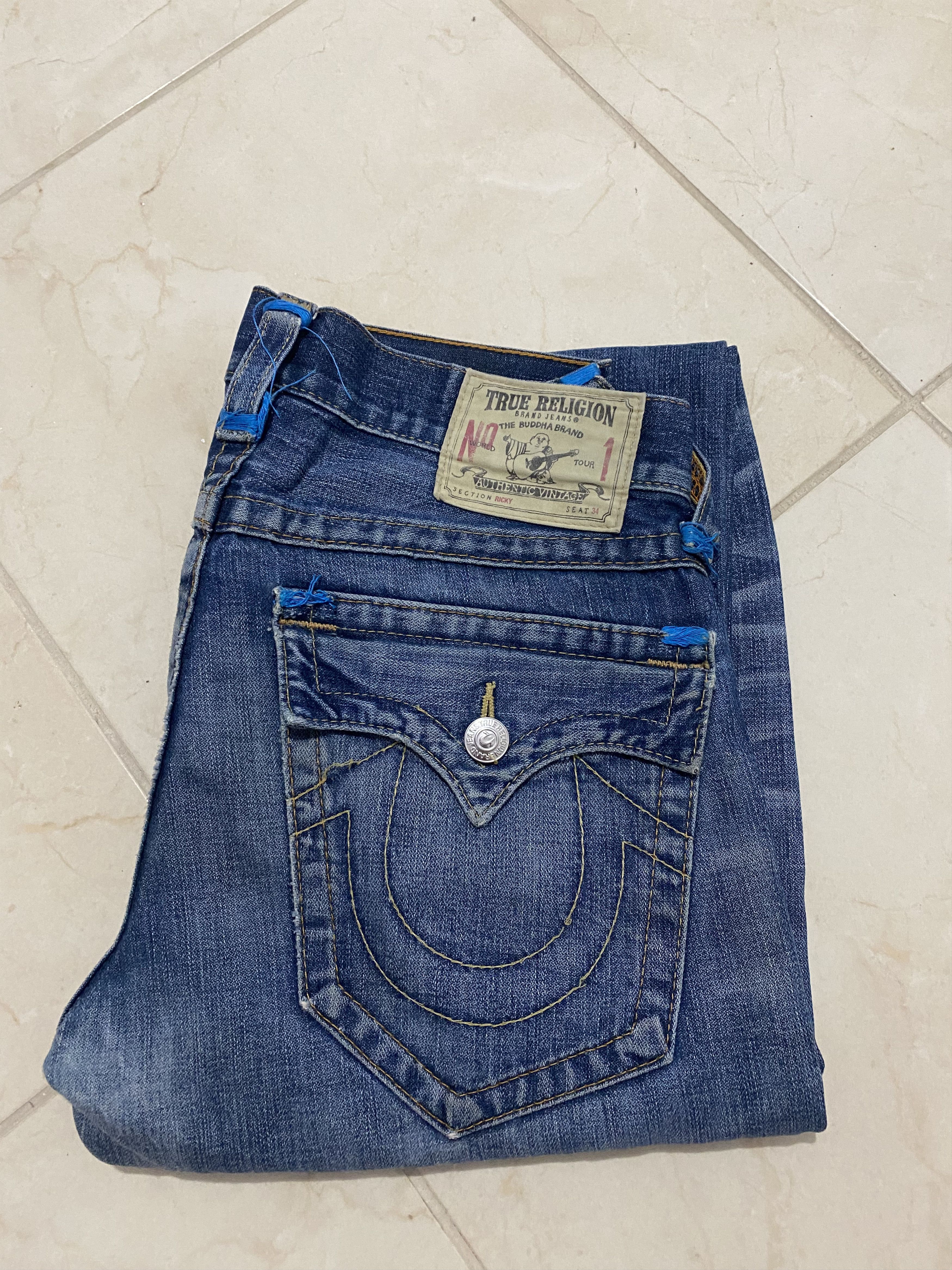 image of True Religion "authentic Vintage" Denim - 31 in Blue, Men's