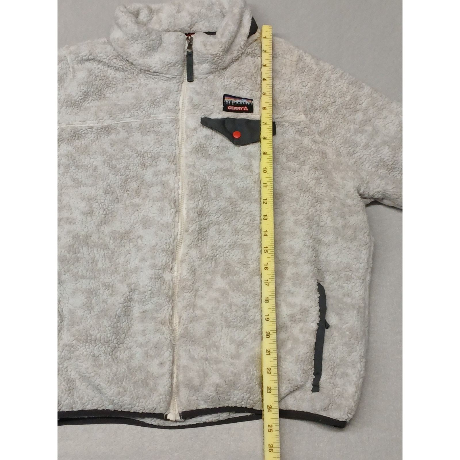 Other Gerry (No Size) Gray Fluff Zip Down Sherpa Size ONE SIZE - 2 Thumbnail