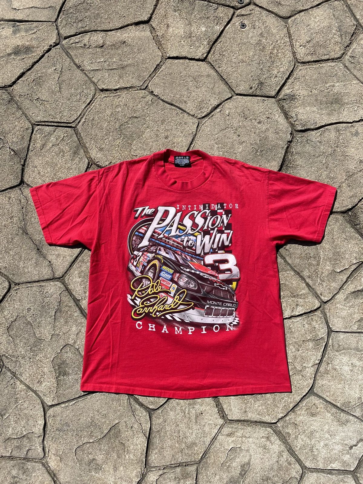 Chase Authentics × NASCAR × Vintage Vintage 90s Dale Earnhardt Sr. “Passion To Win” Graphic Tee Size US L / EU 52-54 / 3 - 1 Thumbnail