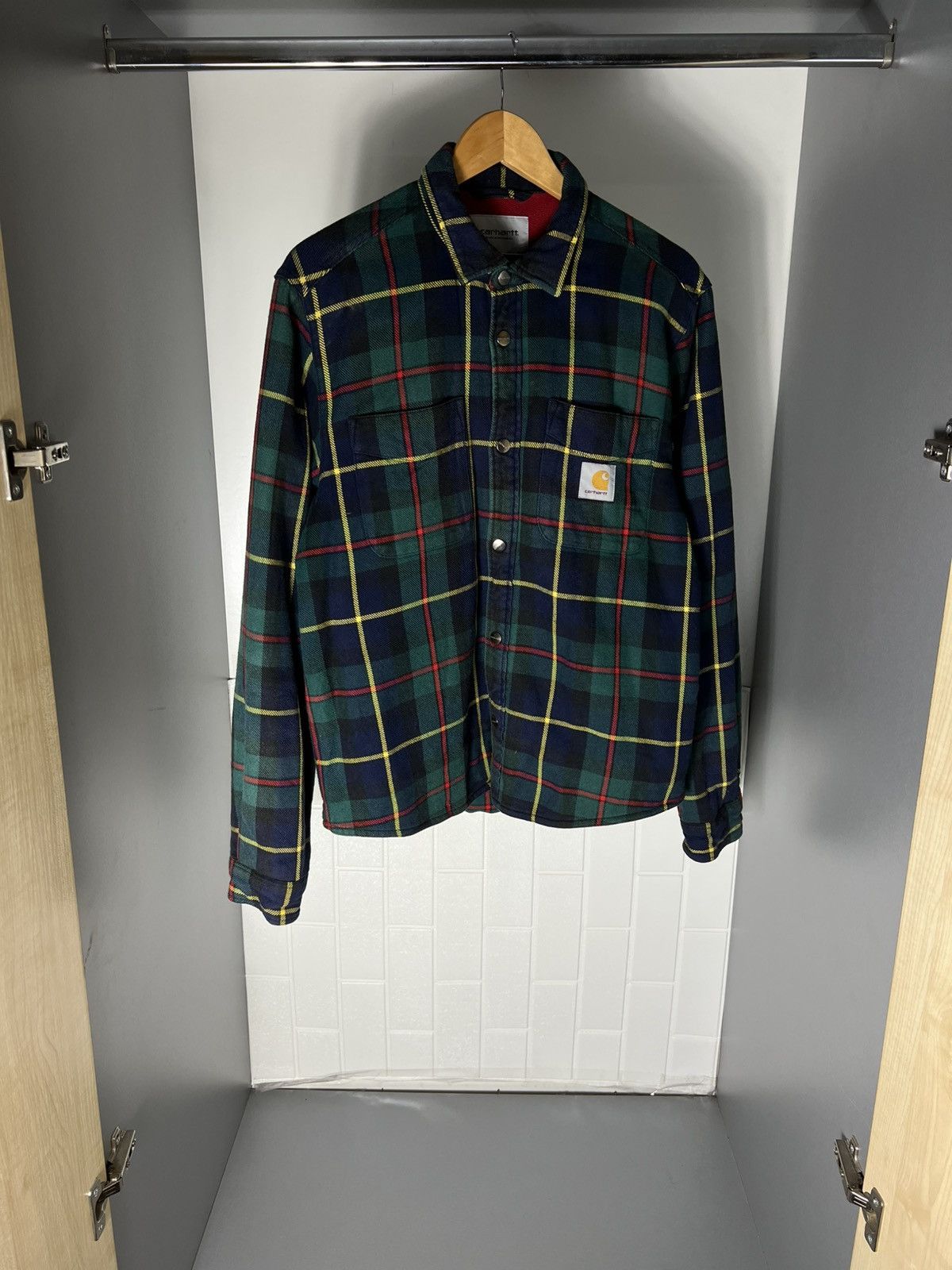 Carhartt Wip VINTAGE CARHARTT WIP FLANNEL DESIGNER JACKET RETRO Y2K 90s Size US M / EU 48-50 / 2 - 6 Thumbnail