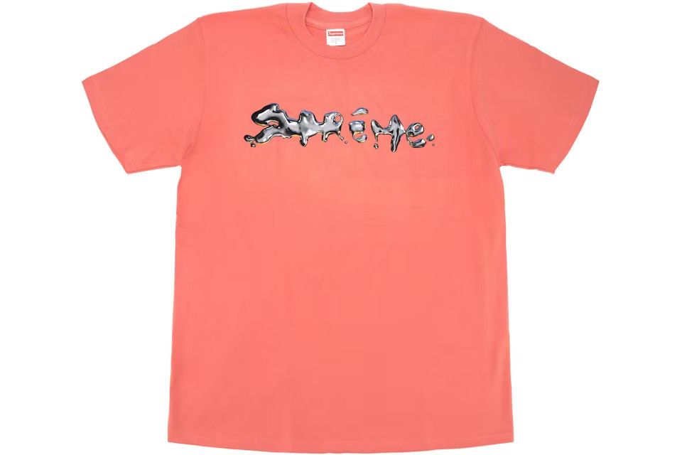 Supreme Supreme Liquid Tee Terra Cotta Size US M / EU 48-50 / 2 - 2 Thumbnail