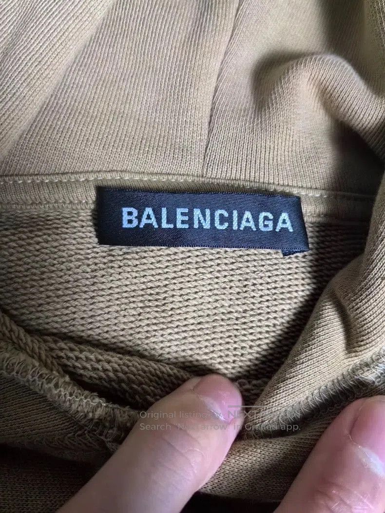 Balenciaga Balenciaga Wheat Ear Beige Hoodie S. Size US S / EU 44-46 / 1 - 5 Thumbnail