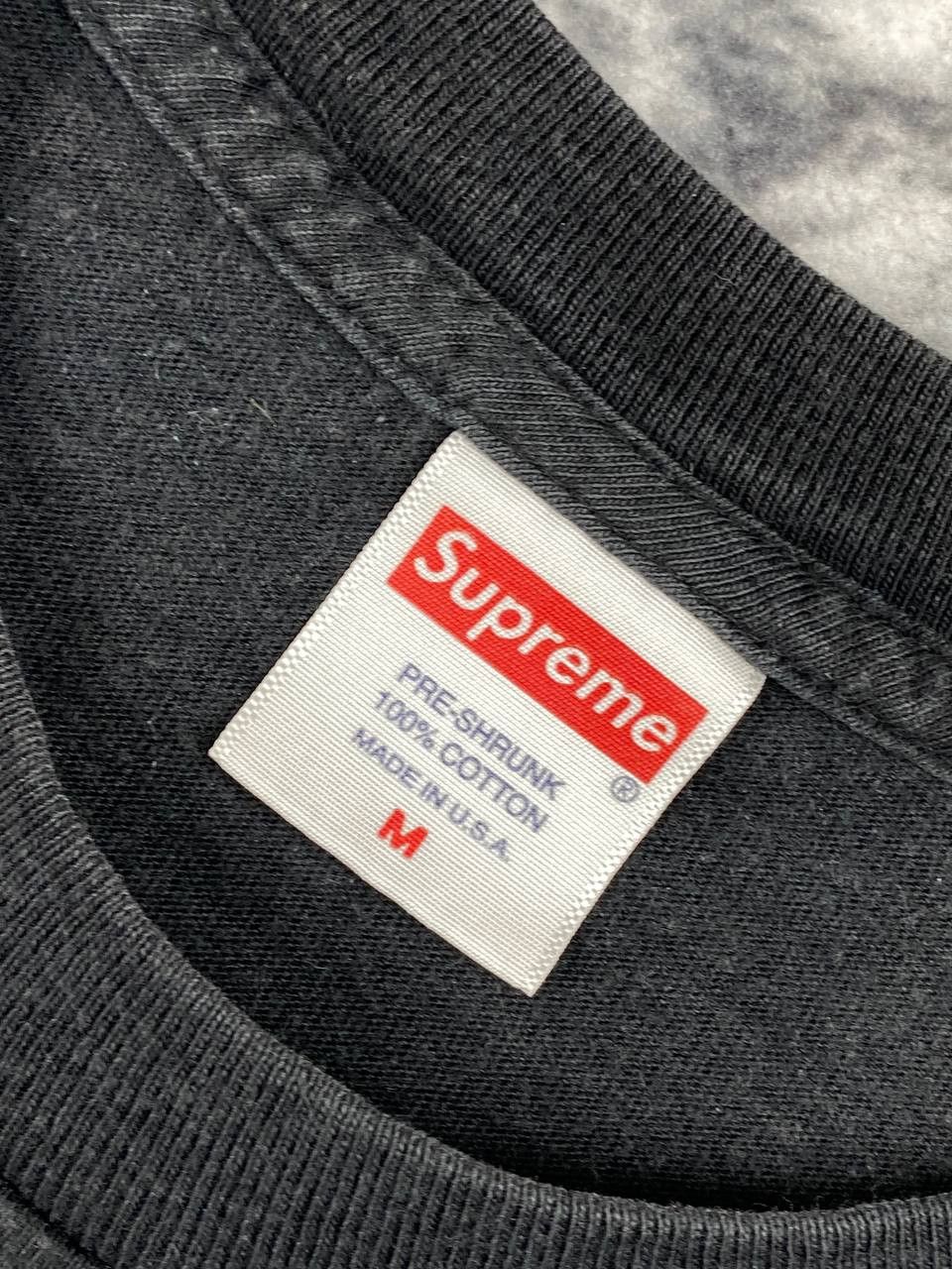 Supreme Supreme Time Big Logo T Shirt Men Size M Black Size US M / EU 48-50 / 2 - 6 Thumbnail