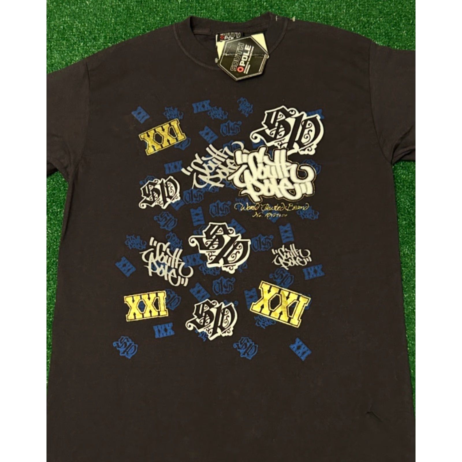 Southpole VINTAGE Southpole T-Shirt Men's M Black Logo 90s Y2K Skater Hip Hop VTG Shirt Mens Sz Medium New Tags Size US M / EU 48-50 / 2 - 3 Thumbnail