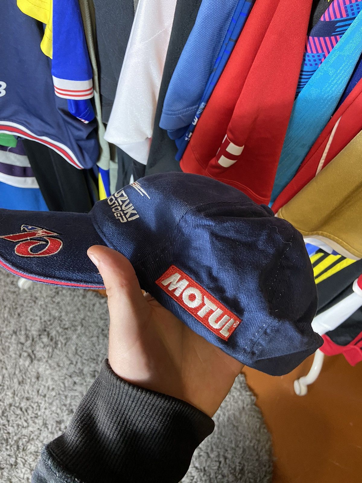 Japanese Brand × Vintage SUZUKI MOTOGP JAPAN RACING NASCAR MOTO Y2K CAP Size ONE SIZE - 5 Thumbnail