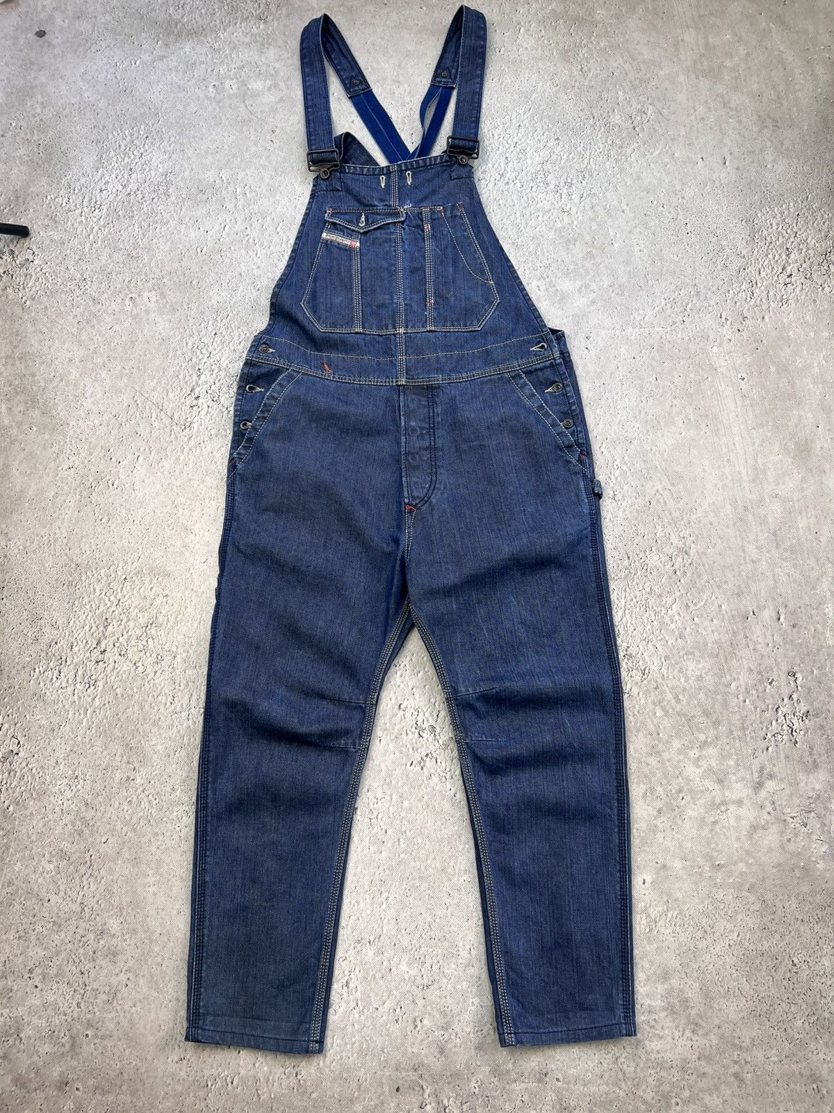 Diesel × Japanese Brand VINTAGE Y2K OVERALL DIESEL DISTRESSED HYPE Size US 32 / EU 48 - 2 Thumbnail