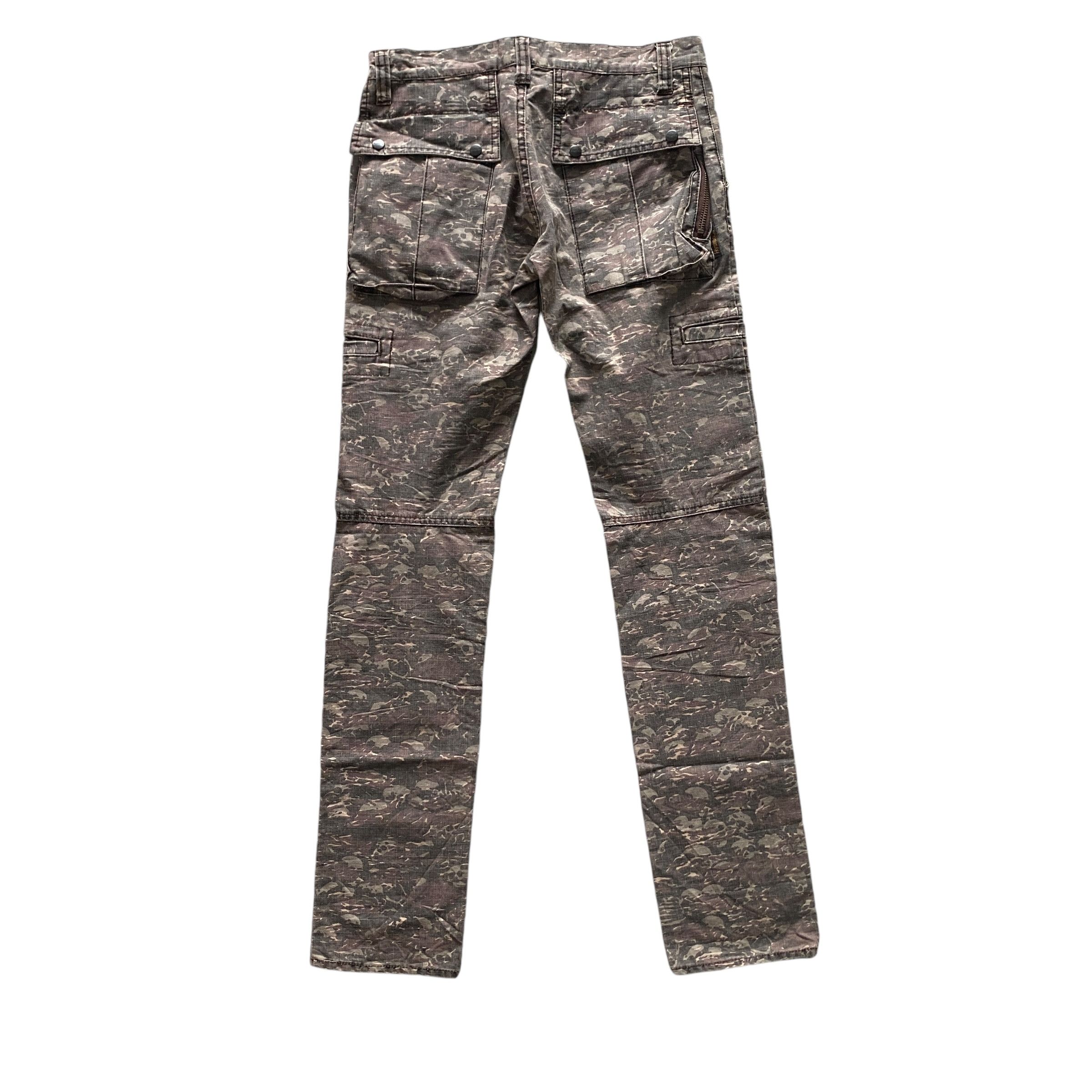 Hysteric Glamour × Japanese Brand Hysteric Glamour Skull Punk Ripstop Cargo Pants Size US 29 - 3 Thumbnail