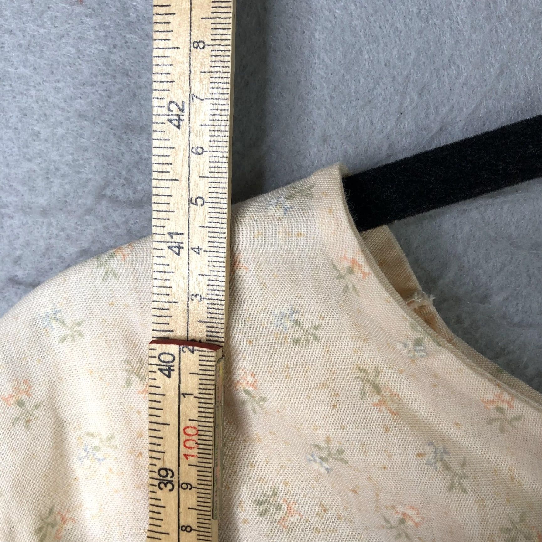 Vintage VINTAGE Tessie Gown Womens M Nightgown Floral 3/4 Sleeve White Cotton Polyester Midi Nightgown Womens Size ONE SIZE - 4 Thumbnail