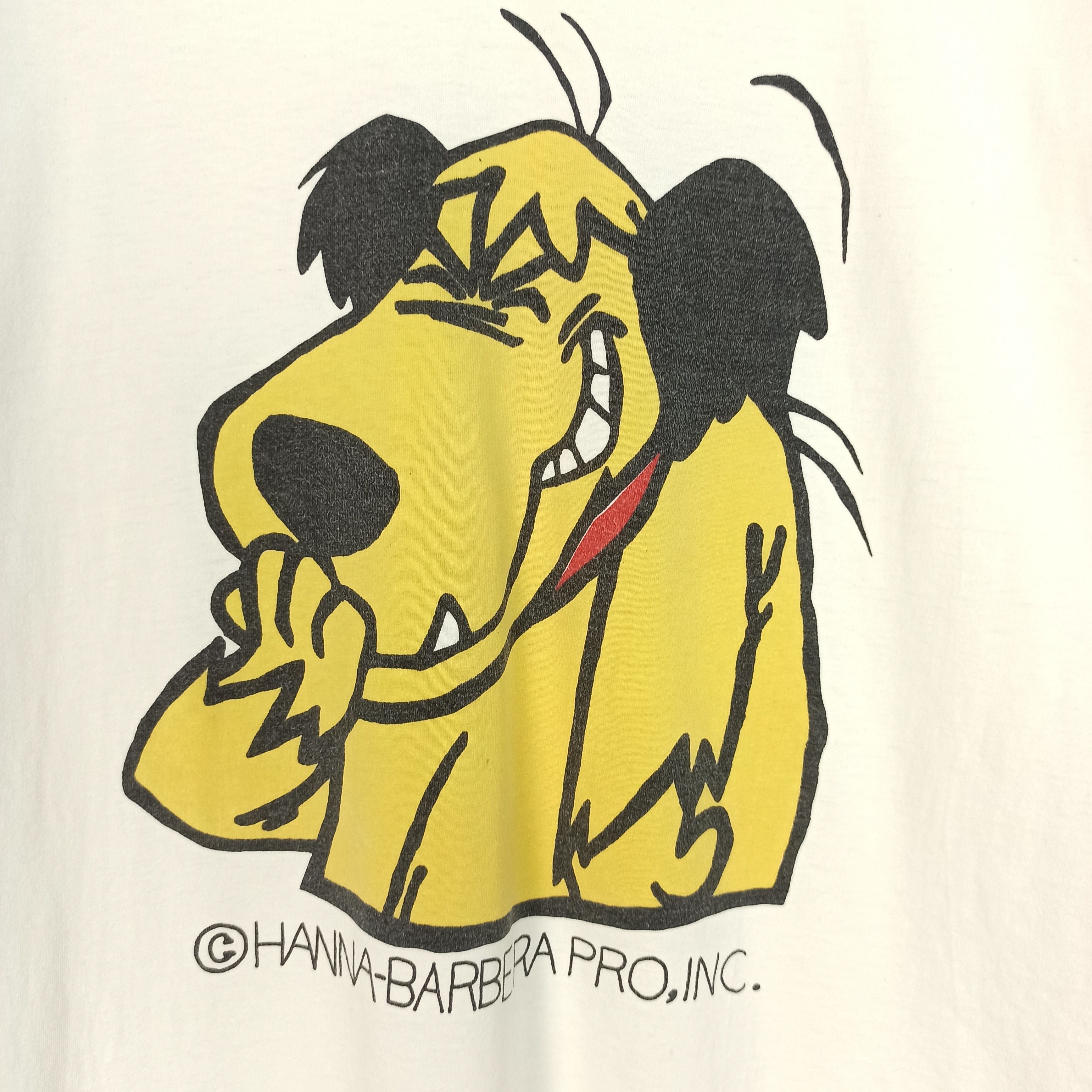 Anime Vintage Muttley Dog Laugh by Hanna Barbera Pro Single Stitch Size US M / EU 48-50 / 2 - 2 Thumbnail