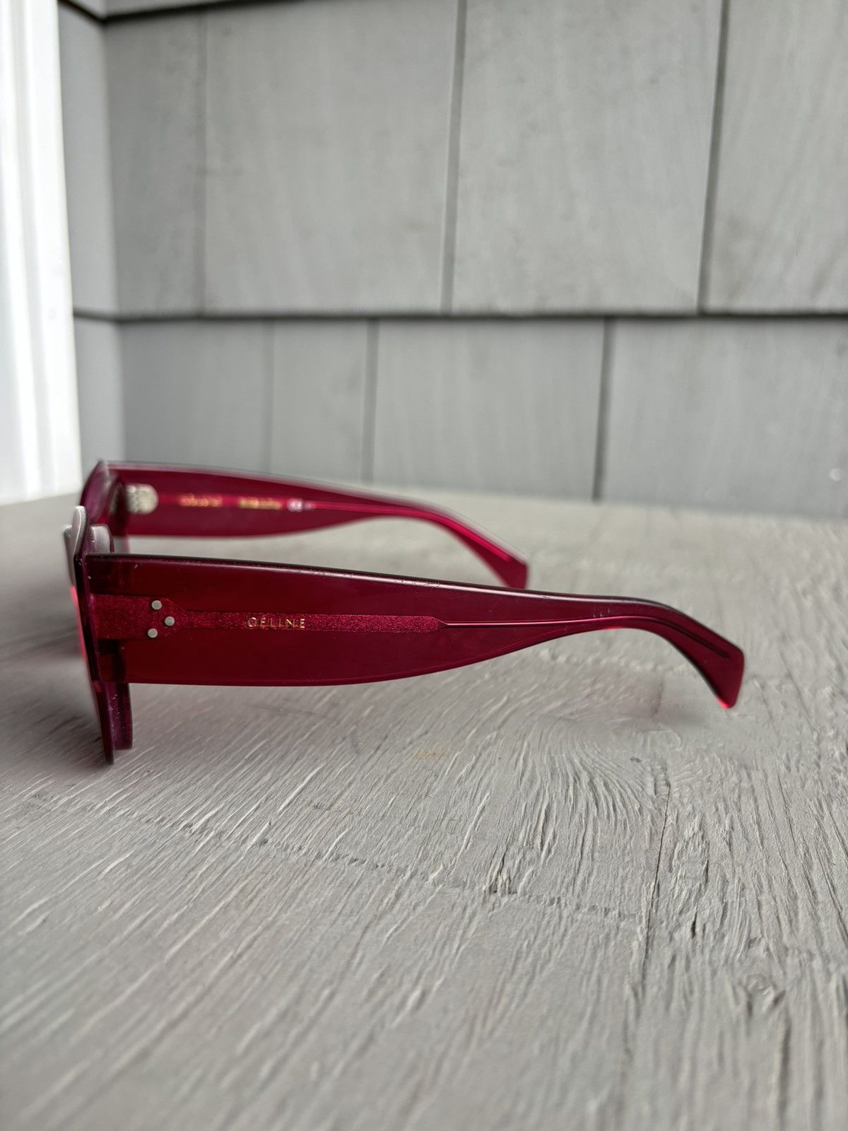 Celine × Designer Celine Sunglasses CL 41446/S Oversized Wayfarer Pink Céline Size ONE SIZE - 15 Thumbnail