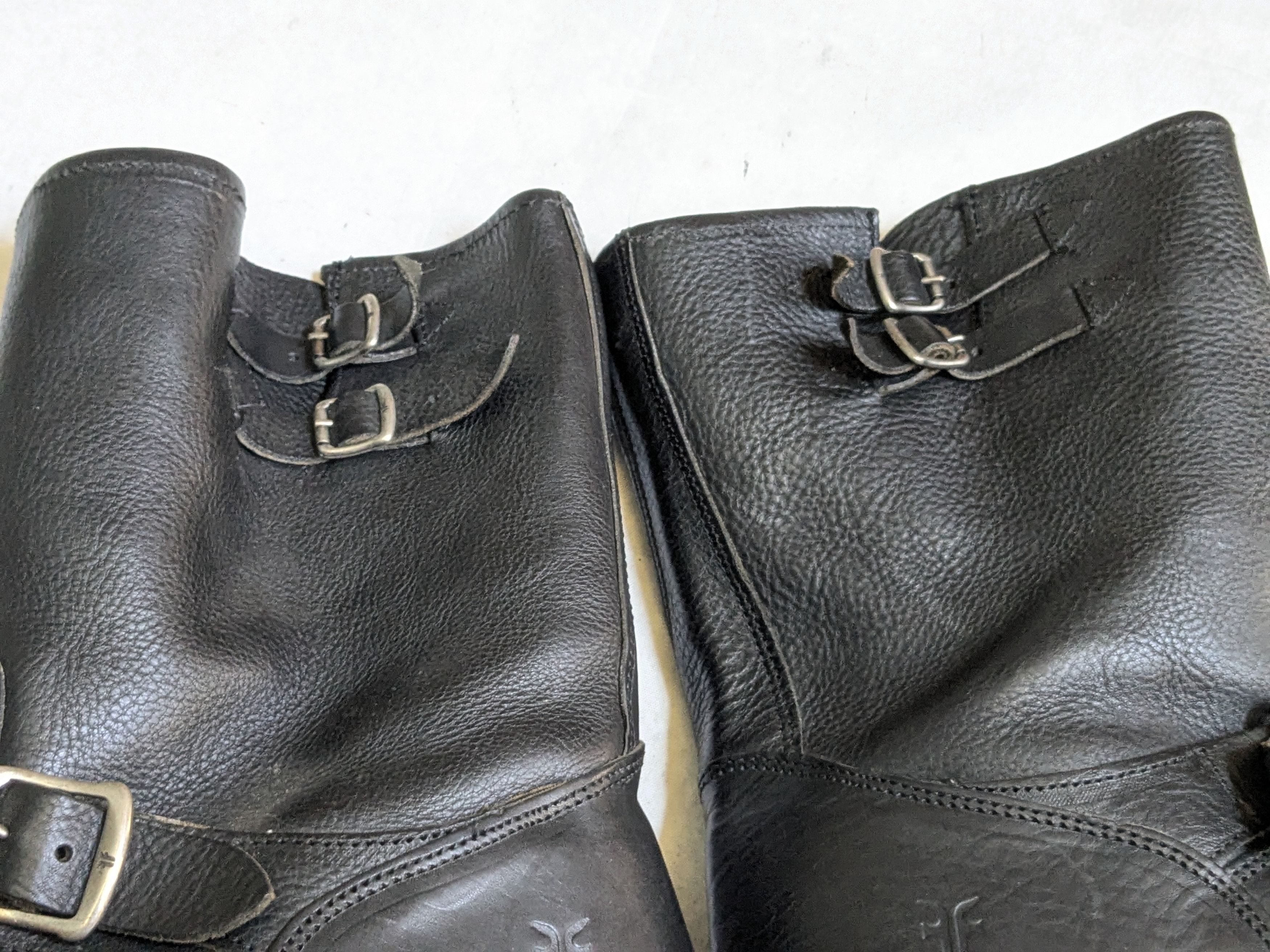 Frye Frye Engineer Boots Black 13 M Leather Buckle Strap USA Size US 13 / EU 46 - 10 Thumbnail