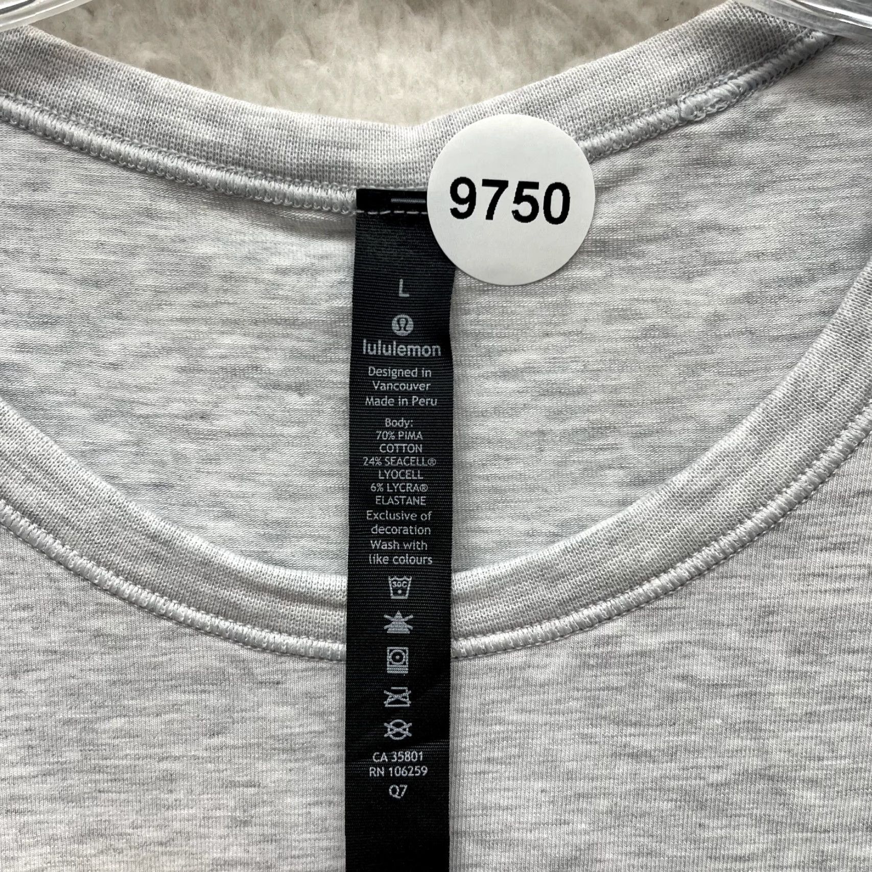 Lululemon Lululemon T-Shirt Large Womens Heather Grey Stretch Workout Activewear Comfort Womens L Gray Size L / US 10 / IT 46 - 6 Thumbnail