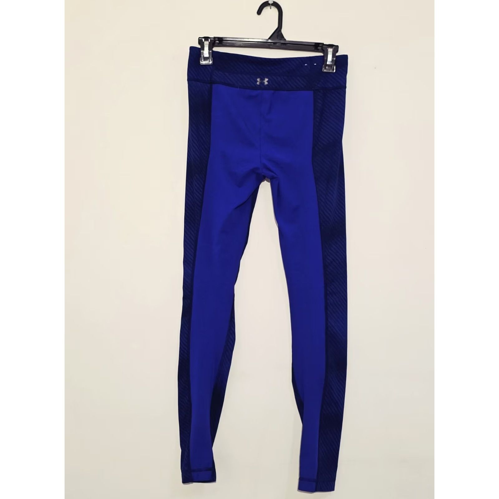 Under Armour Under Armour Womens Leggings Blue Stripe Size S Ankle Activewear Stretch Polyester Pull On Size 28" / US 6 / IT 42 - 4 Thumbnail