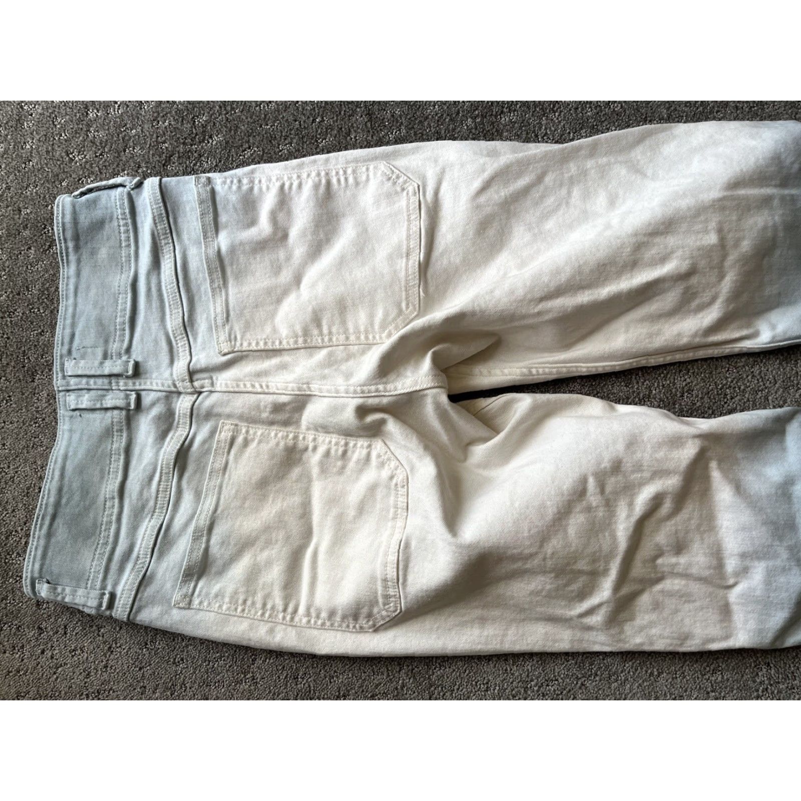 Anthropologie Anthropologie Jeans Womens 27 Blue Ombre Dip Dye High Rise Crop Unlisted Details Size 27" / US 4 / IT 40 - 4 Thumbnail