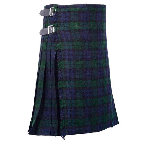 Handmade × Other Tartan Kilt Black Watch 8 Yards Highlander Dress Size US 34 / EU 50 - 2 Thumbnail