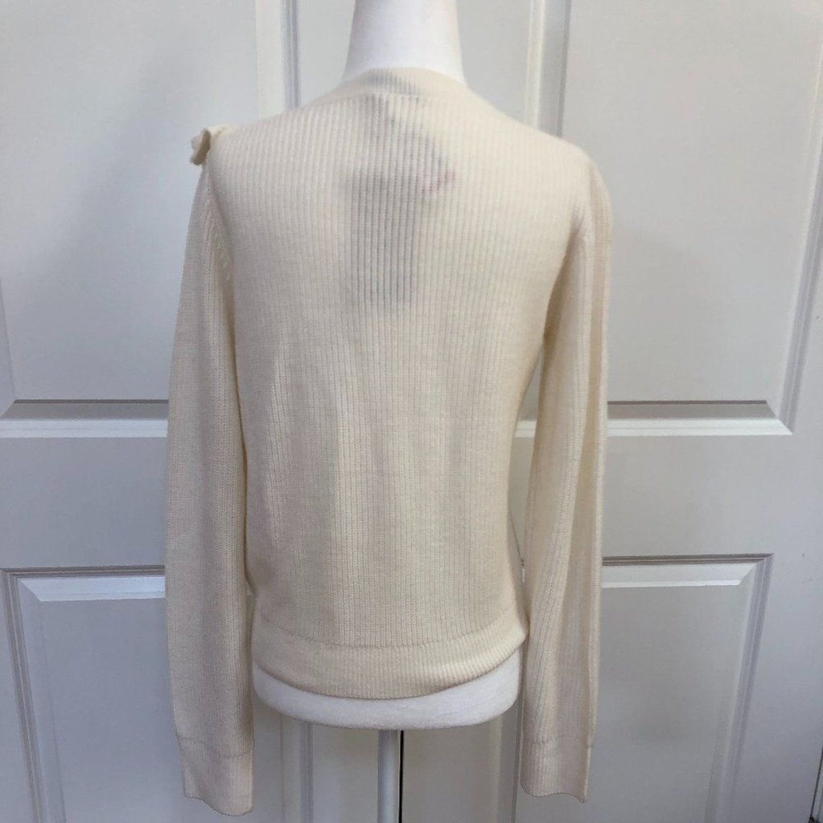 Joie Ruffle Wool Blend Sweater from Joie Size XS / US 0-2 / IT 36-38 - 7 Thumbnail