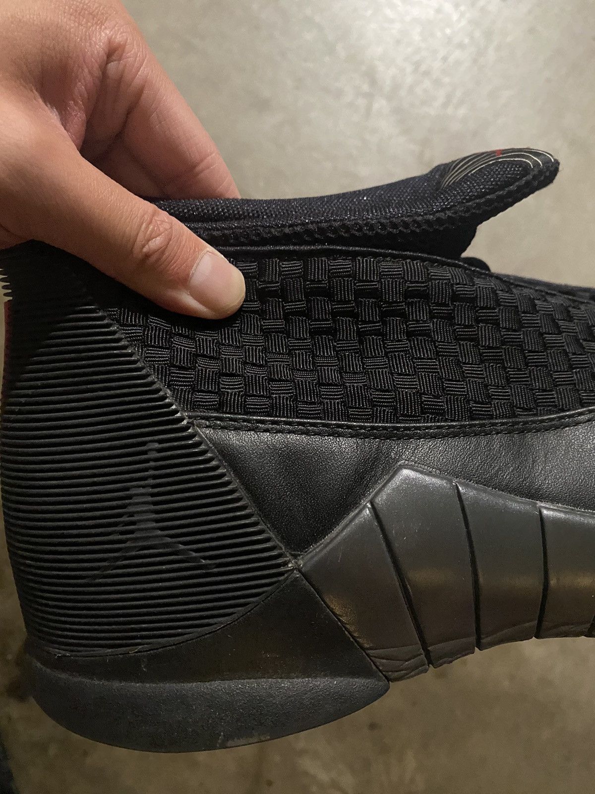 Jordan Brand Jordan 15 Black Varsity Red Size US 12 / EU 45 - 4 Thumbnail