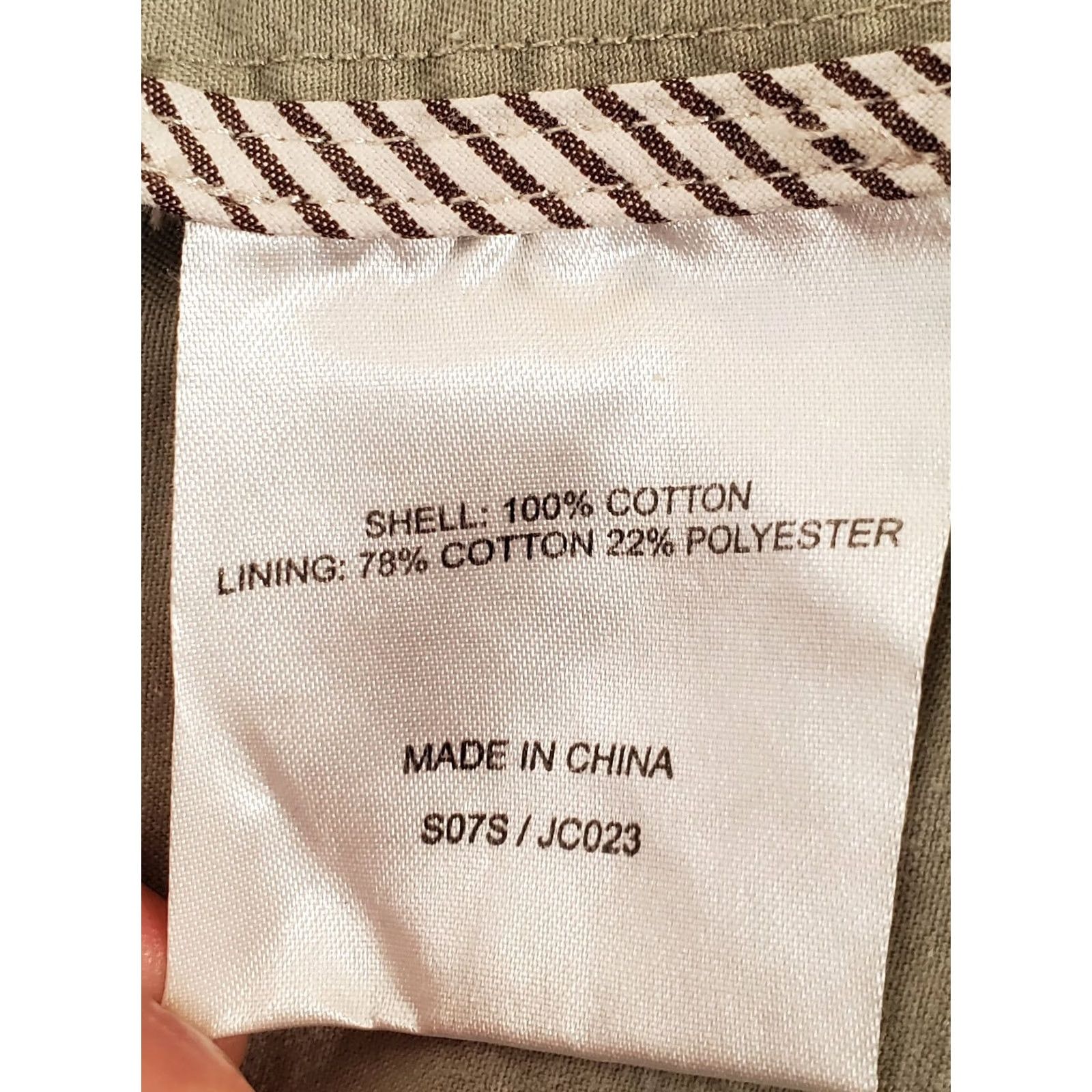 Karen Millen Karen Millen Utility Jacket Women's Size 10 Beige Cotton Twill Full Zip Biege Size L / US 10 / IT 46 - 7 Thumbnail