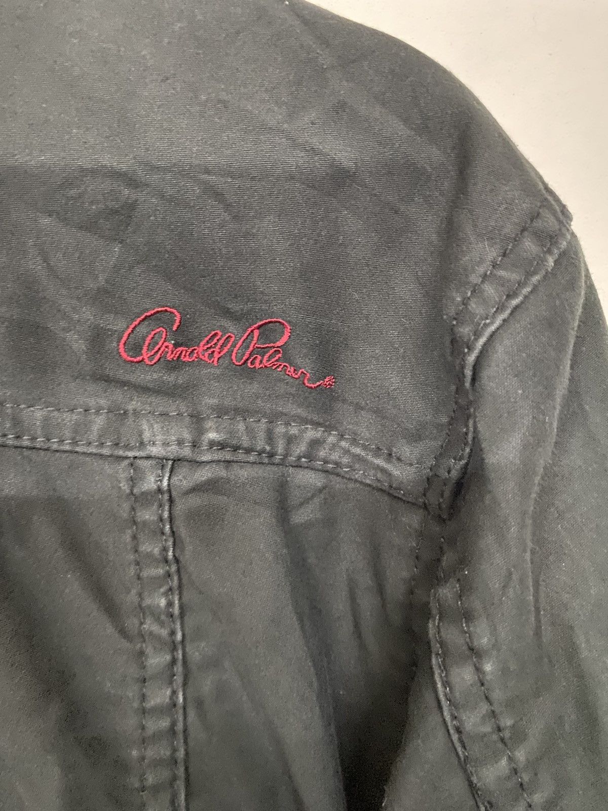 Japanese Brand Arnold Palmer Cotton Khakis Black Button Jacket Size US M / EU 48-50 / 2 - 5 Thumbnail