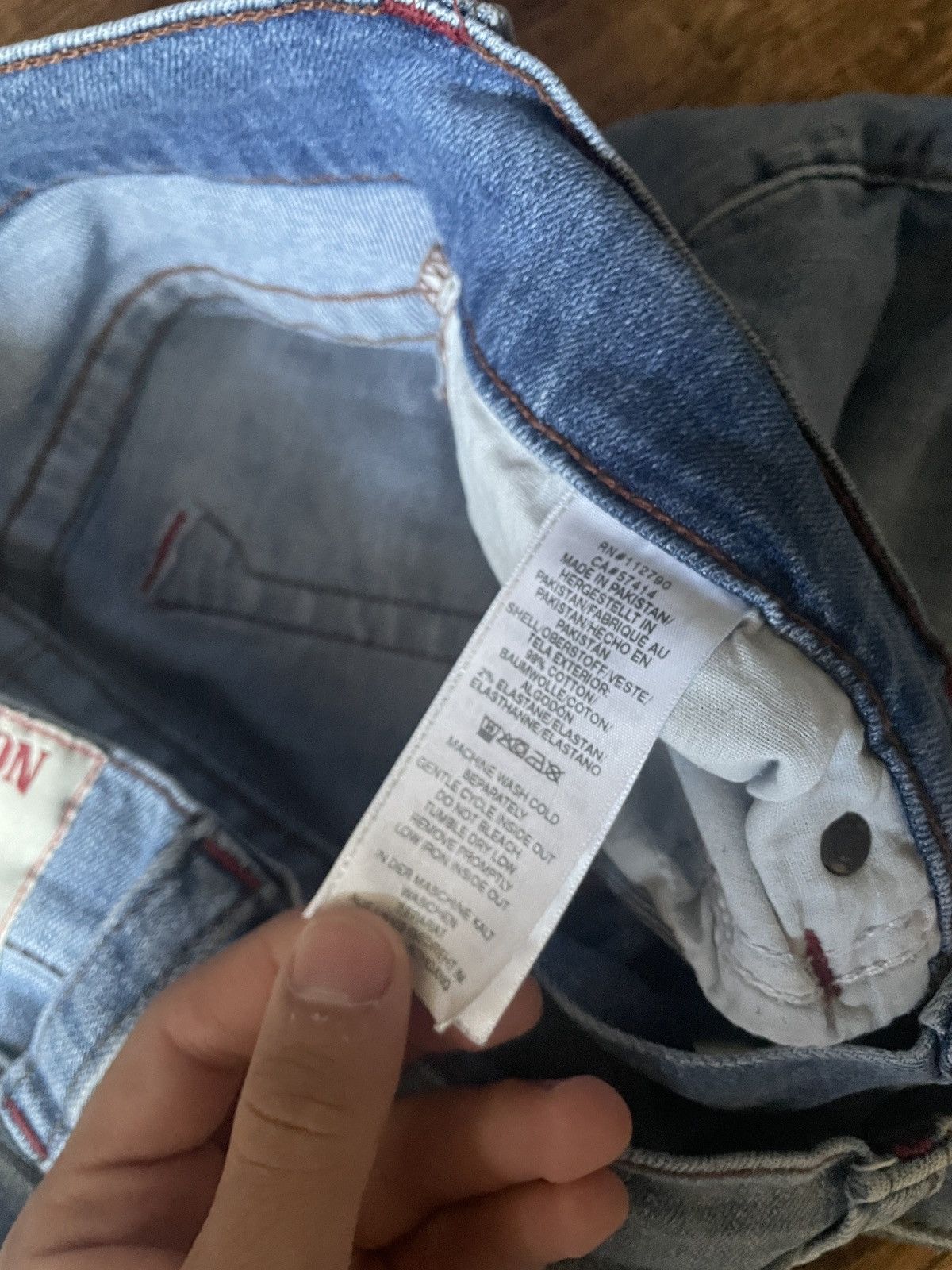 True Religion True Religion Jeans Chief Keef Very Rare Y2K Wide Distressed Size US 29 - 9 Thumbnail