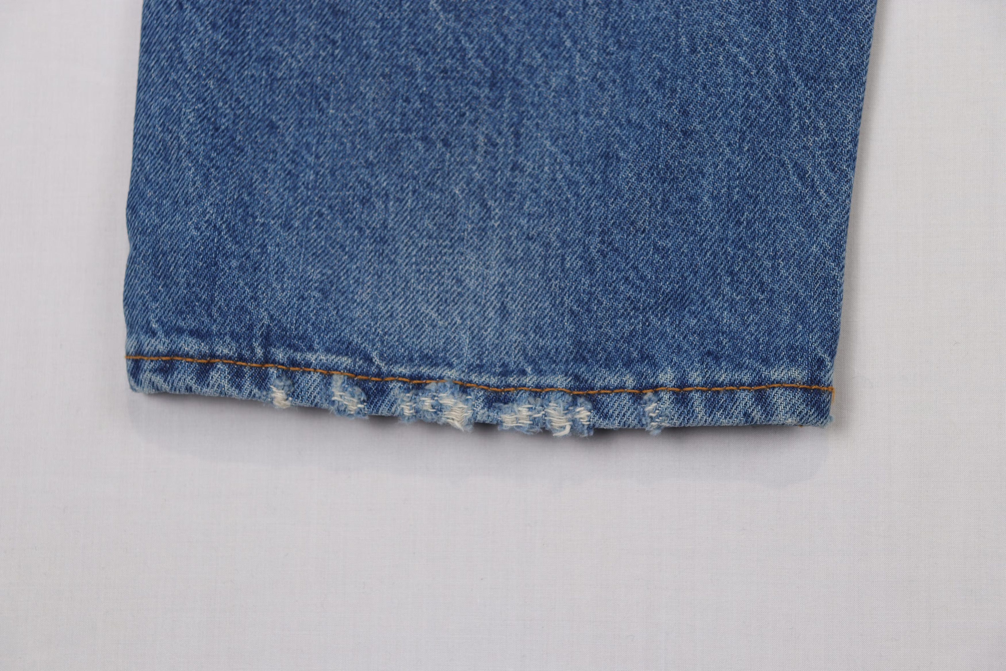 Acne Studios o1rshd10124 1996 Trash Jeans in Mid Blue Size US 30 / EU 46 - 7 Thumbnail