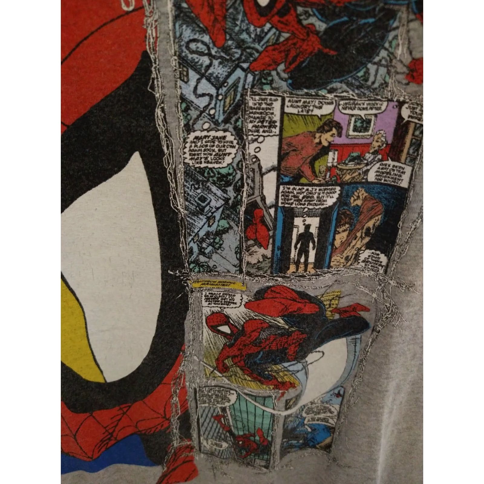 Vintage VINTAGE Marvel Spider-Man T-Shirt Size L Gray Men shirt Size US L / EU 52-54 / 3 - 2 Thumbnail
