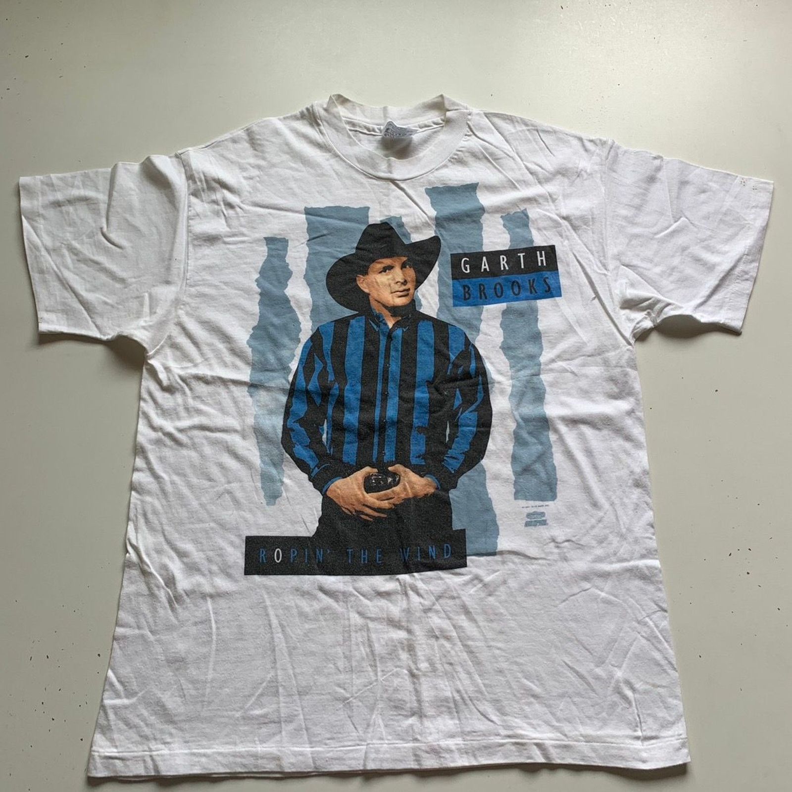 Band Tees Vintage 90s Garth Brooks Country Music Tour T Shirt Large Size US L / EU 52-54 / 3 - 1 Thumbnail
