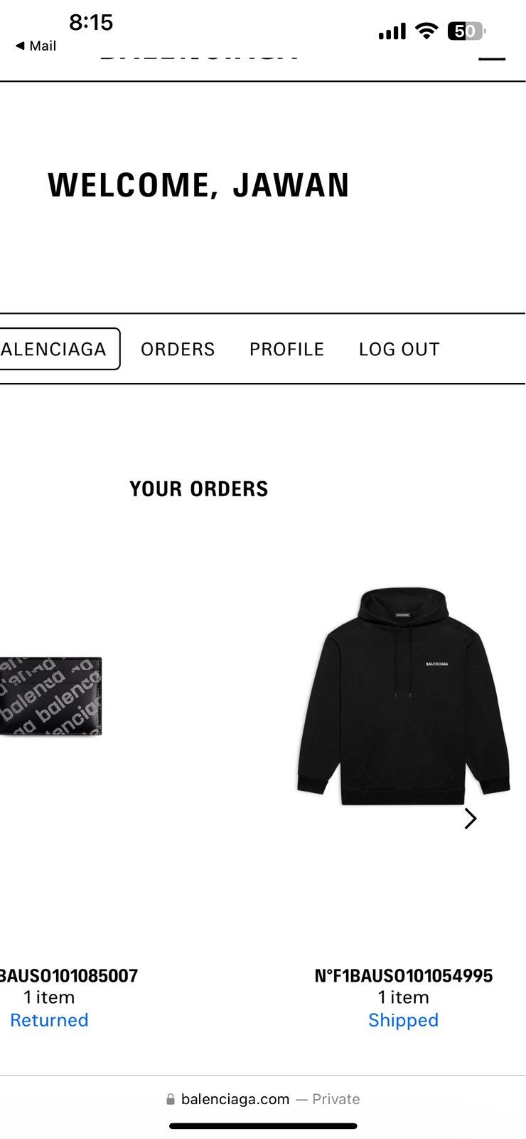 Balenciaga BALENCIAGA BACK HOODIE REGULAR FIT Size US S / EU 44-46 / 1 - 10 Thumbnail