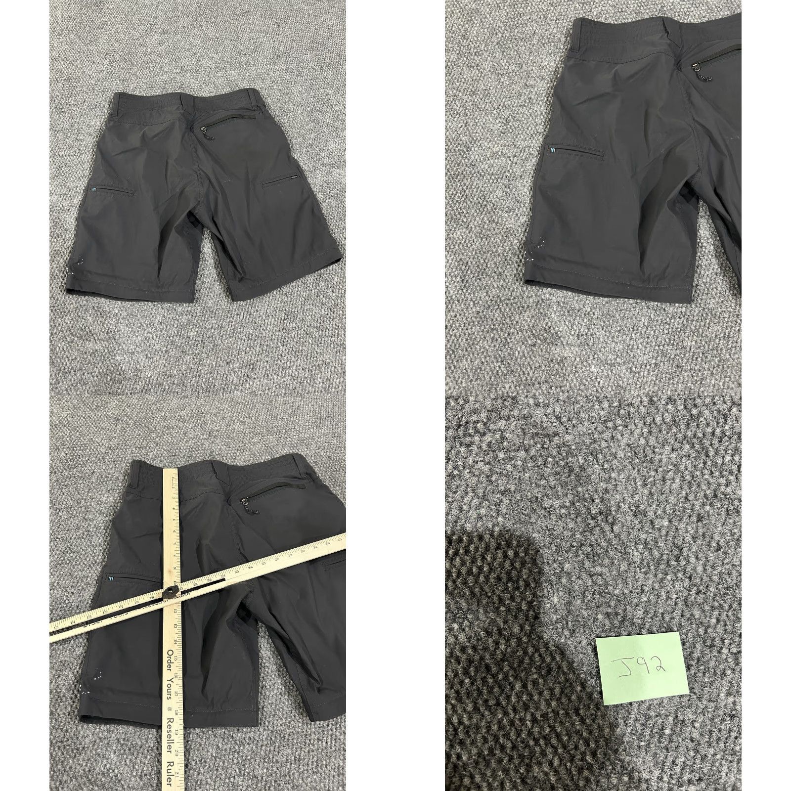 Vintage Kuhl Renegade Convertible Shorts Mens 32 Gray Cargo Quick Dry Stretch Hiking Size US 32 / EU 48 - 8 Thumbnail