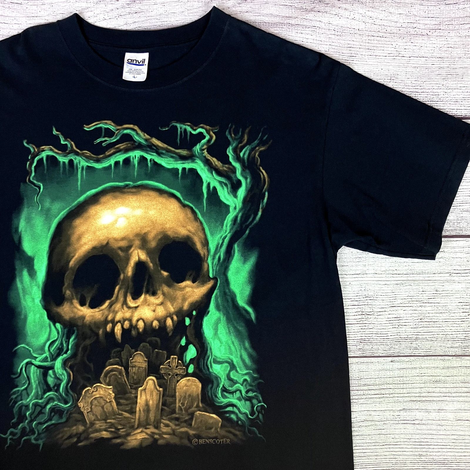 Streetwear × Stussy × Vintage STUSSY 00s Skull Graphic Vintage 