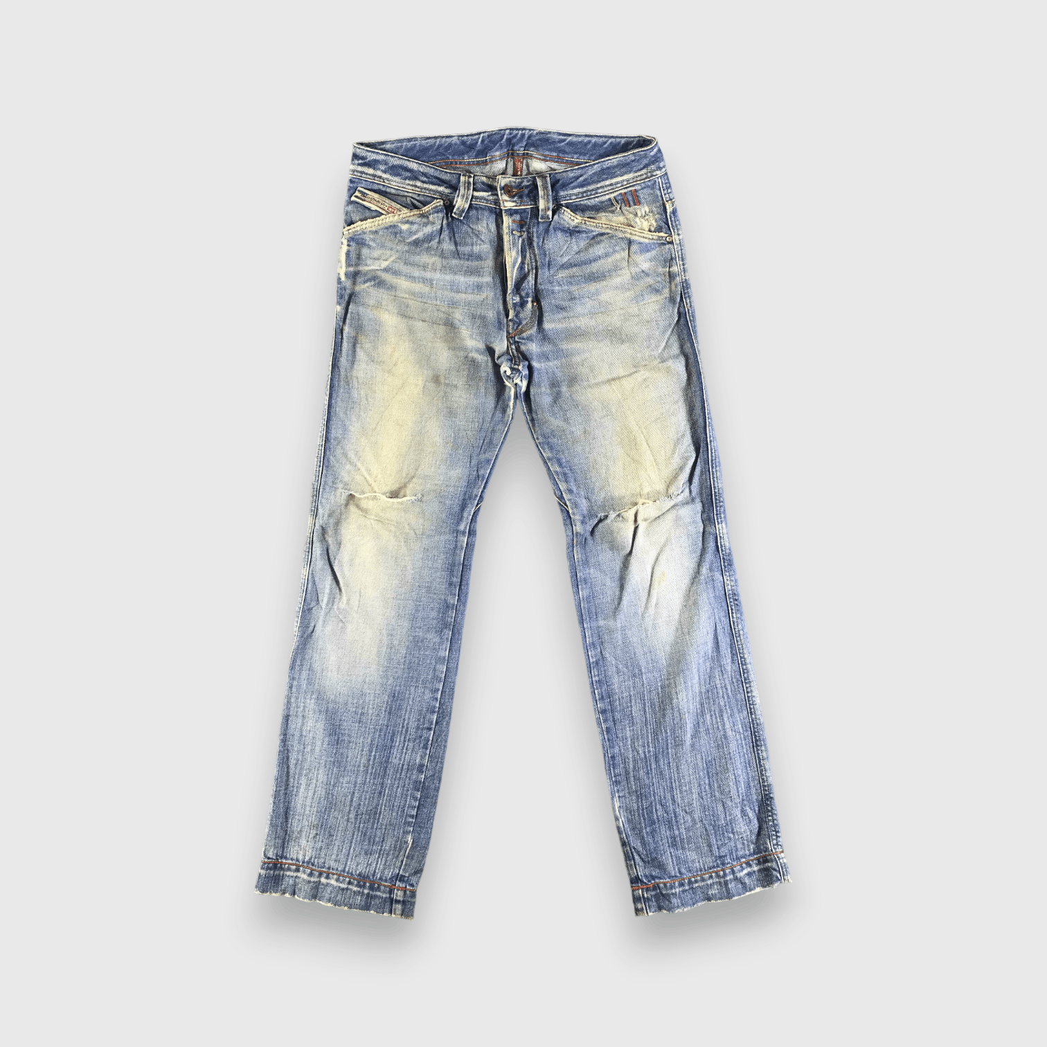 Diesel Vintage Blue Wash Diesel Industry Jeans-J3997 Size US 34 / EU 50 - 1 Thumbnail