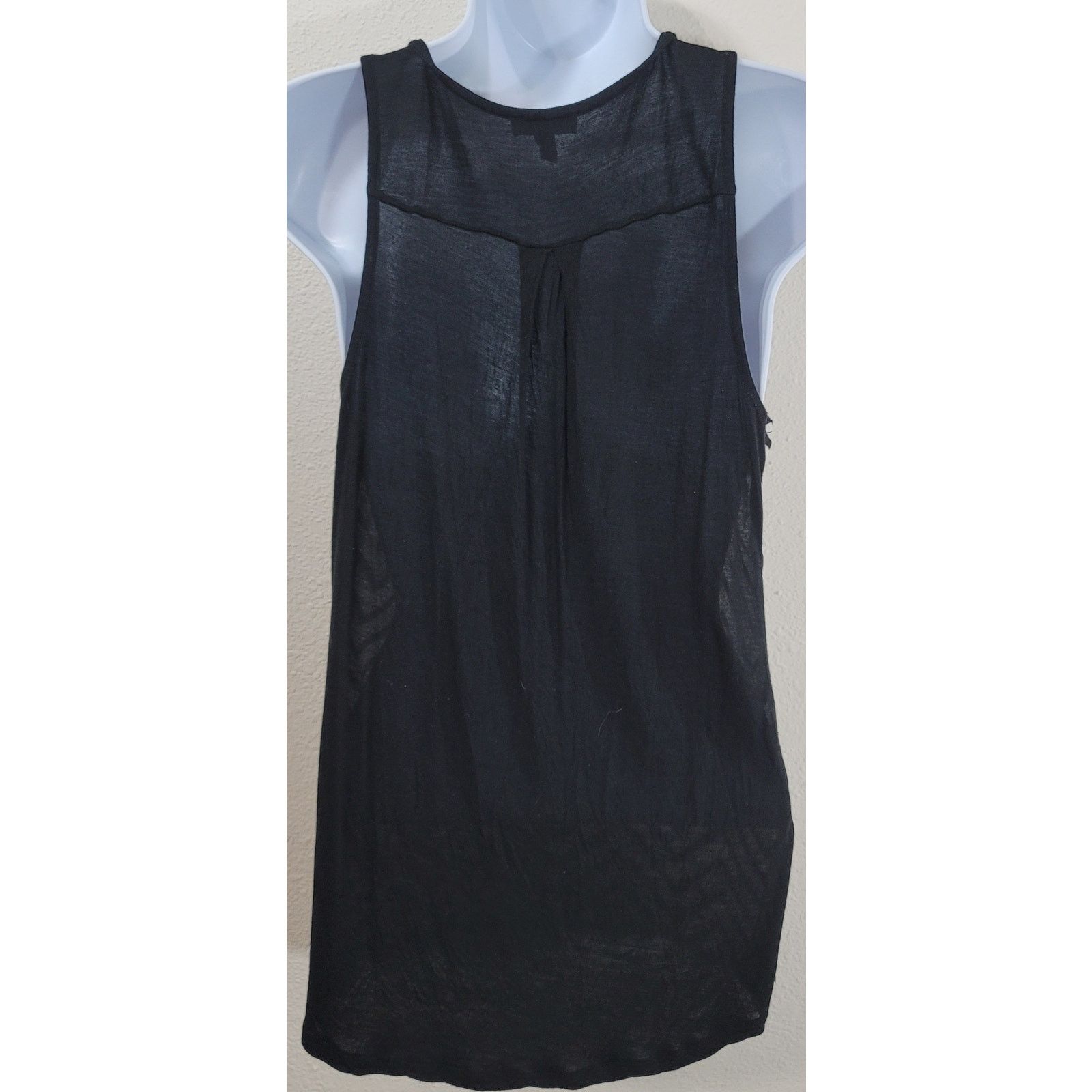 Express Express Black White Chevron Print Tank Top Small Zip Bodice Size S / US 4 / IT 40 - 2 Thumbnail